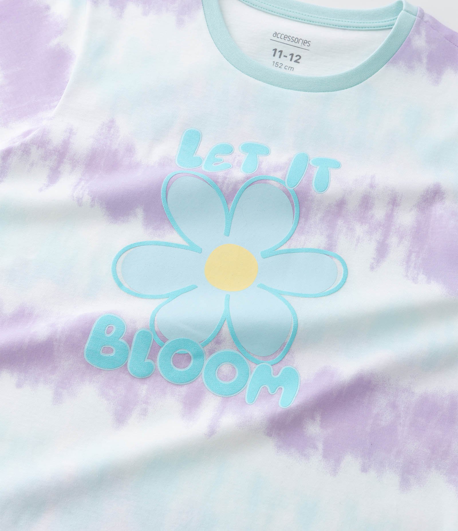 Camisola Infantil com Estampa Tie Dye e Margarida -Tam 5 a 14 Anos Multicores 5