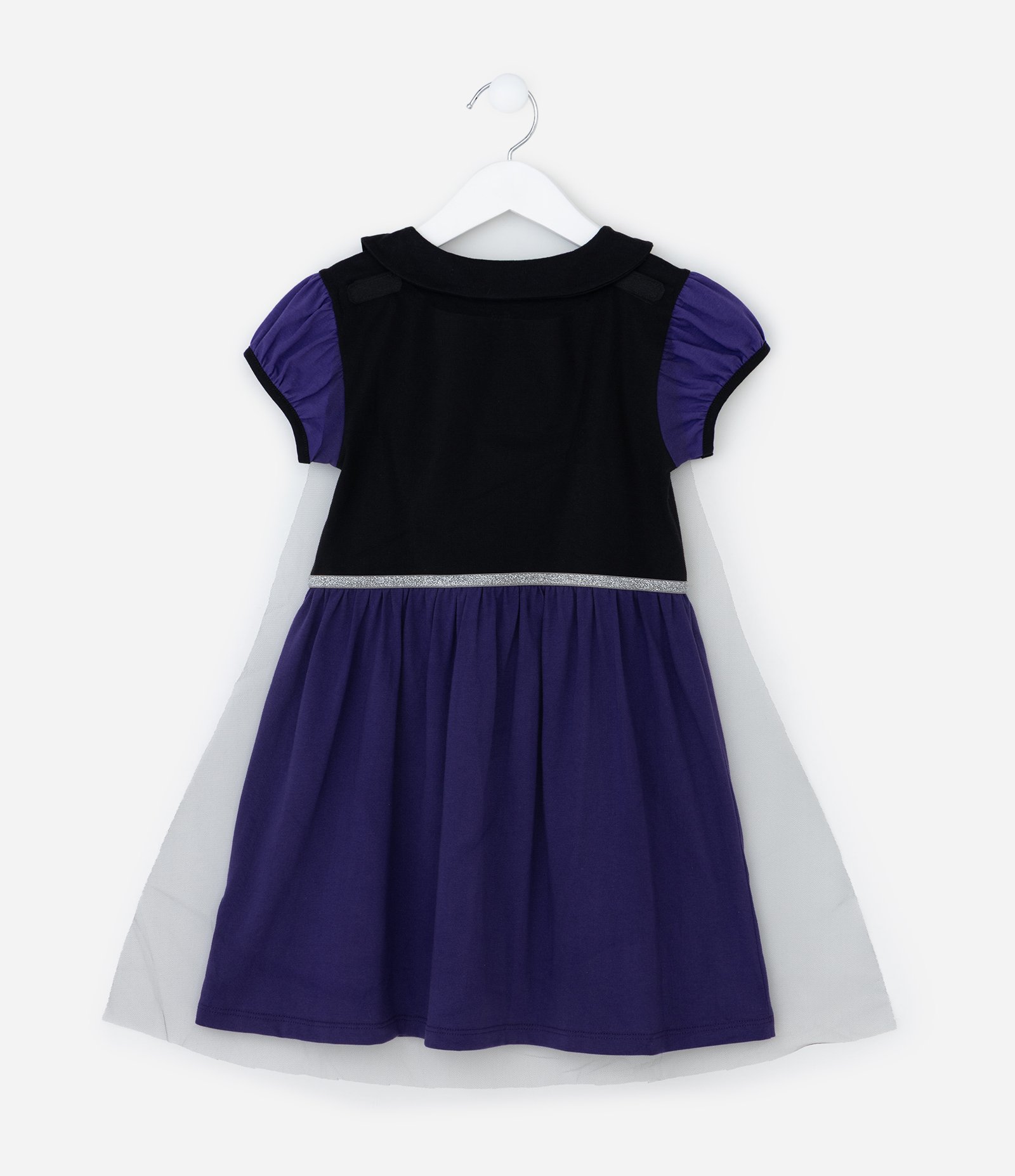 Camisola Infantil com Estampa Bruxinha de Halloween - Tam 3 a 8 Anos Preto/Roxo 2