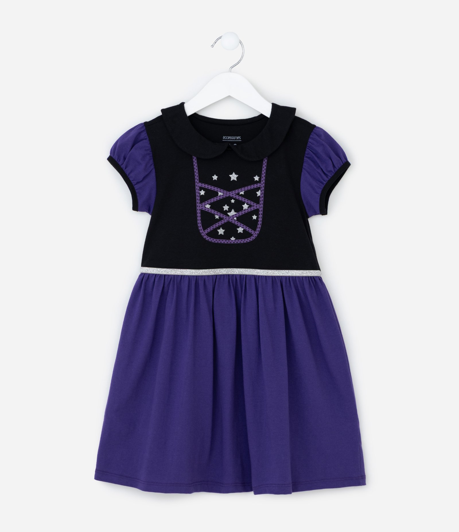 Camisola Infantil com Estampa Bruxinha de Halloween - Tam 3 a 8 Anos Preto/Roxo 3
