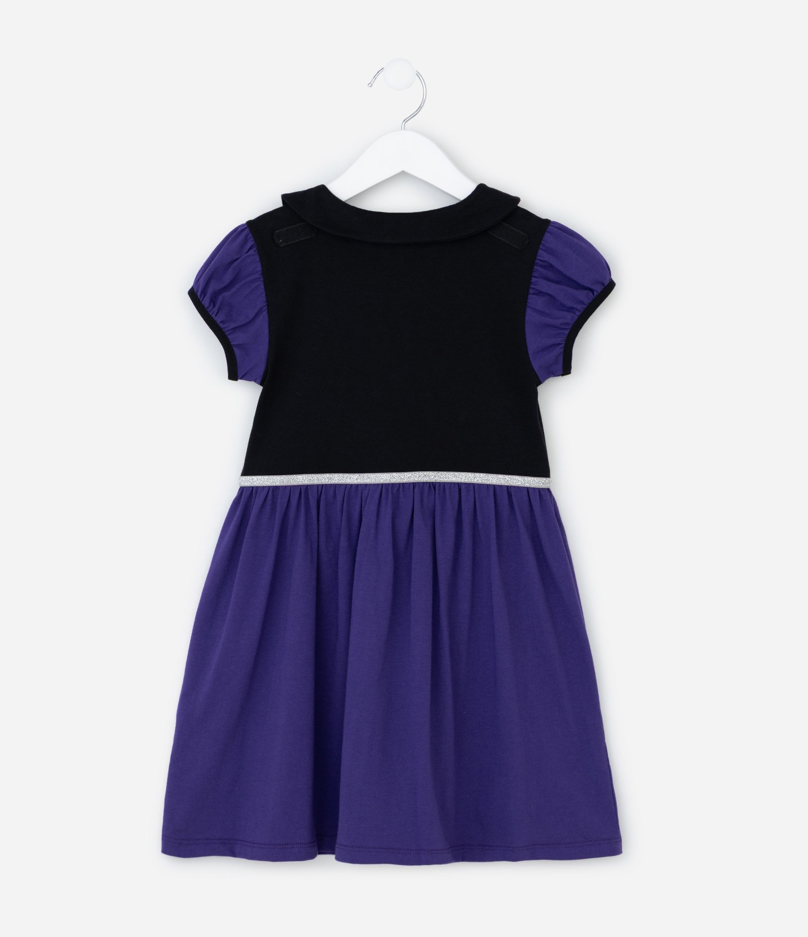 Camisola Infantil com Estampa Bruxinha de Halloween - Tam 3 a 8 Anos Preto/Roxo 4