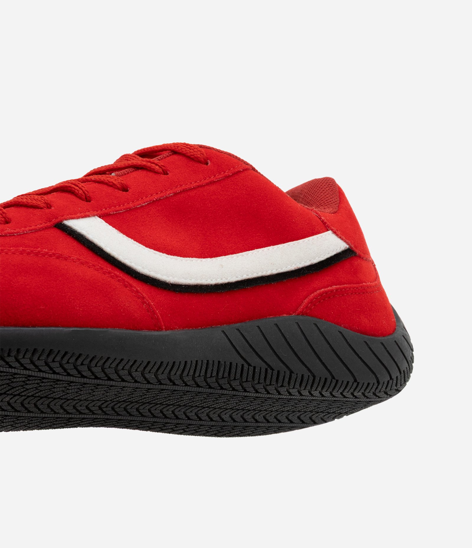 Tênis Chuteira com Recorte Lateral Contrastante Vermelho 3