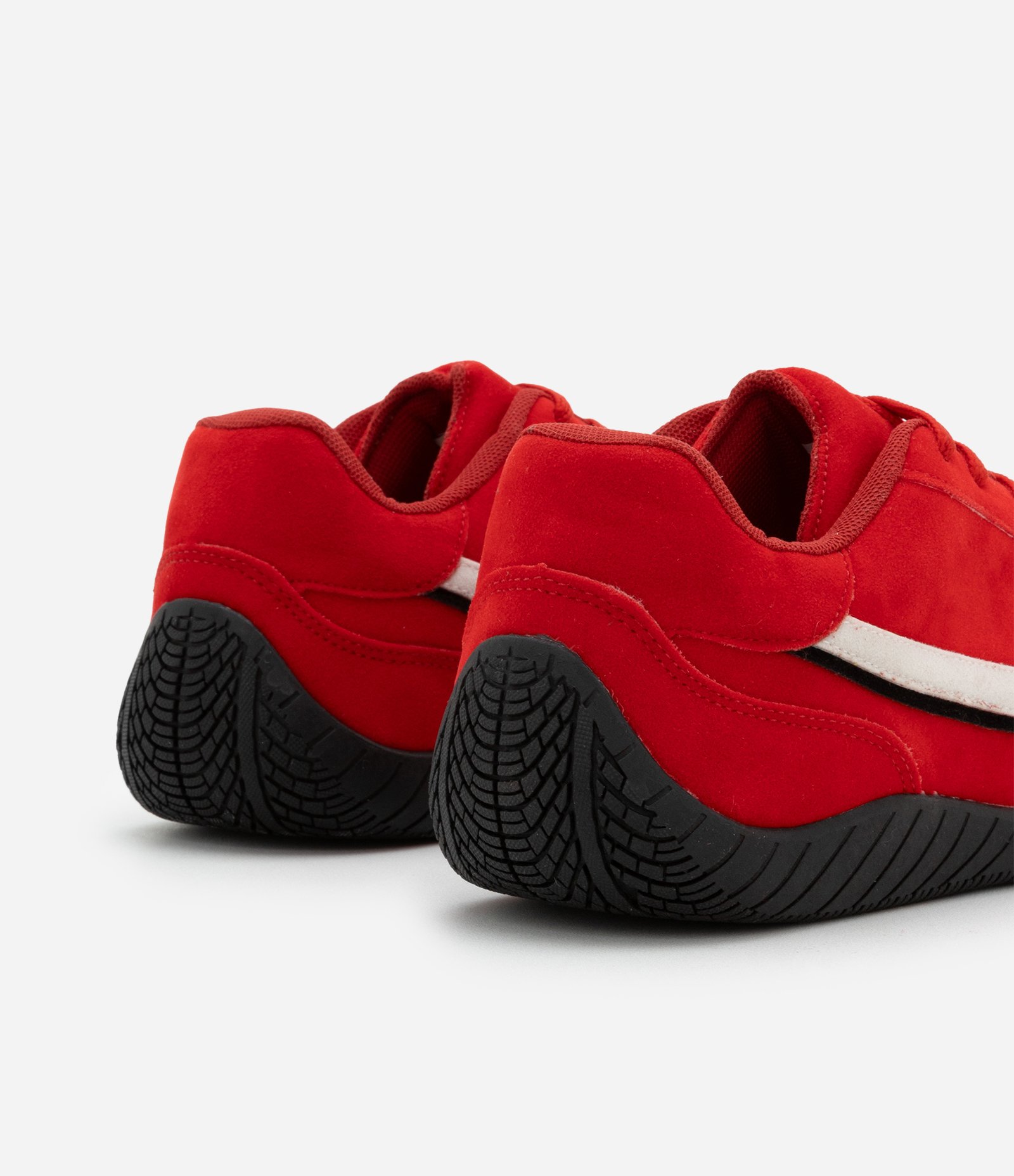 Tênis Chuteira com Recorte Lateral Contrastante Vermelho 5