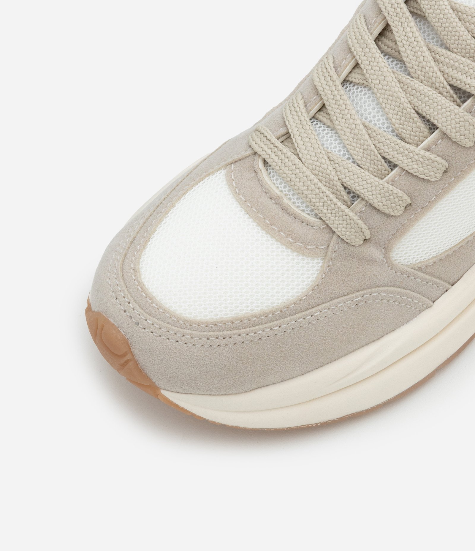 Tênis Jogging com Recortes Cinza 4