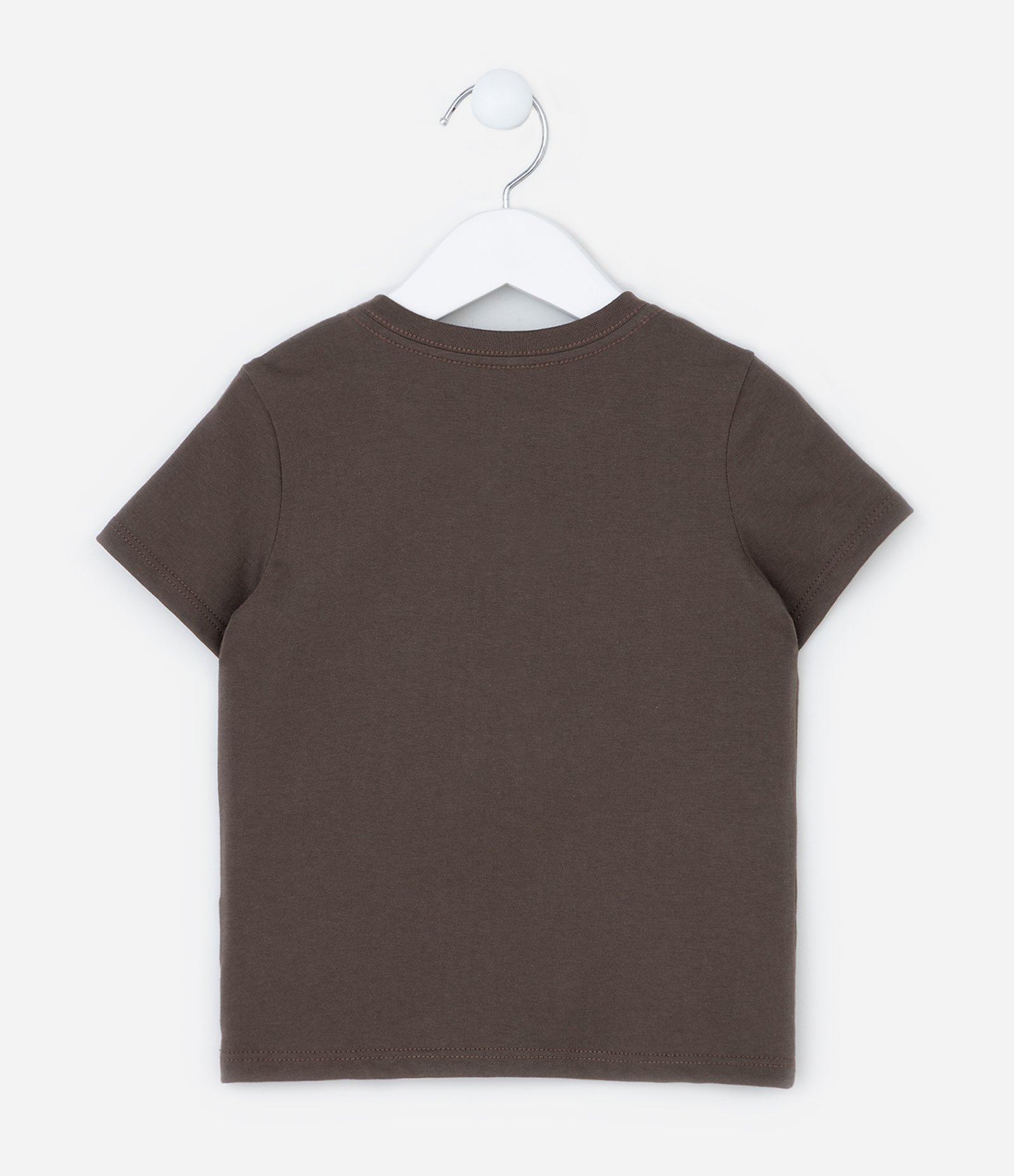 Camiseta Infantil com Estampa Capivara Be Cappy - Tam 1 a 6 Anos Marrom 2