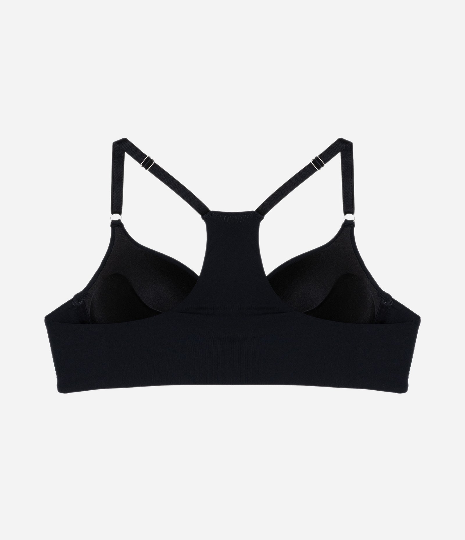 Sutiã Push Up Nadador em Microfibra com Bojo Preto 6