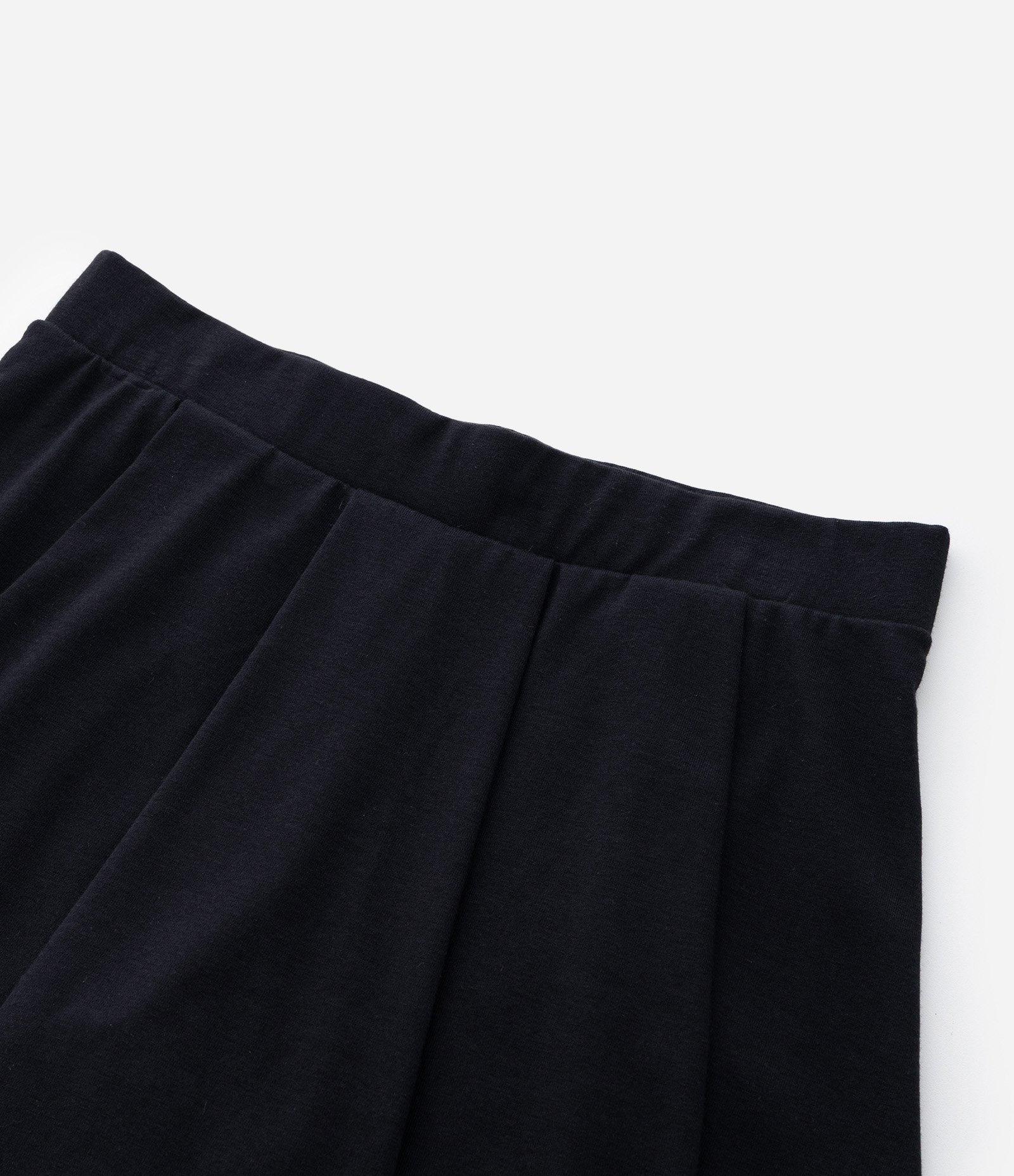 Short Saia Infantil com Pregas - Tam 5 a 14 Anos Preto 4