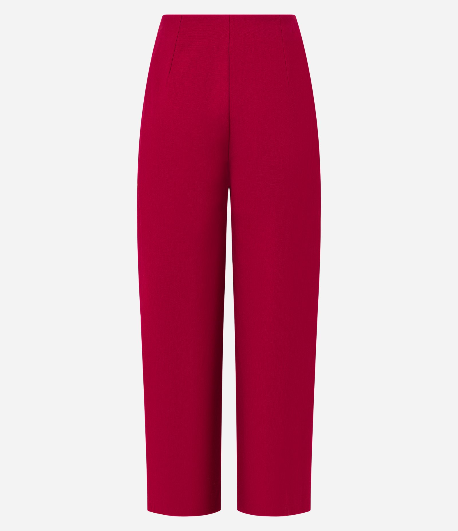 Calça Pantalona Alfaiatada com Frisos Frontais e Bolsos Bordô 6