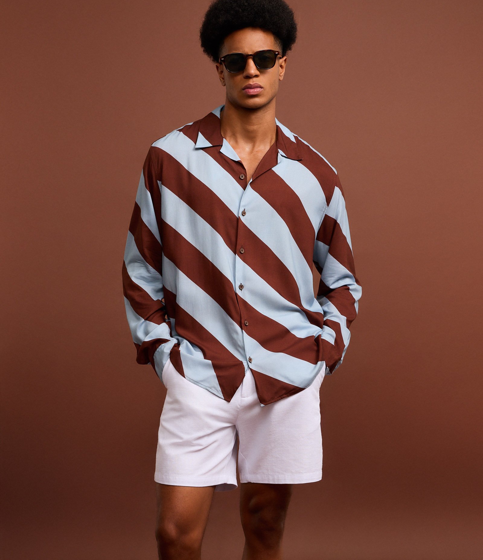 Bermuda em Algodão com Textura em Alfaiataria Branco 3