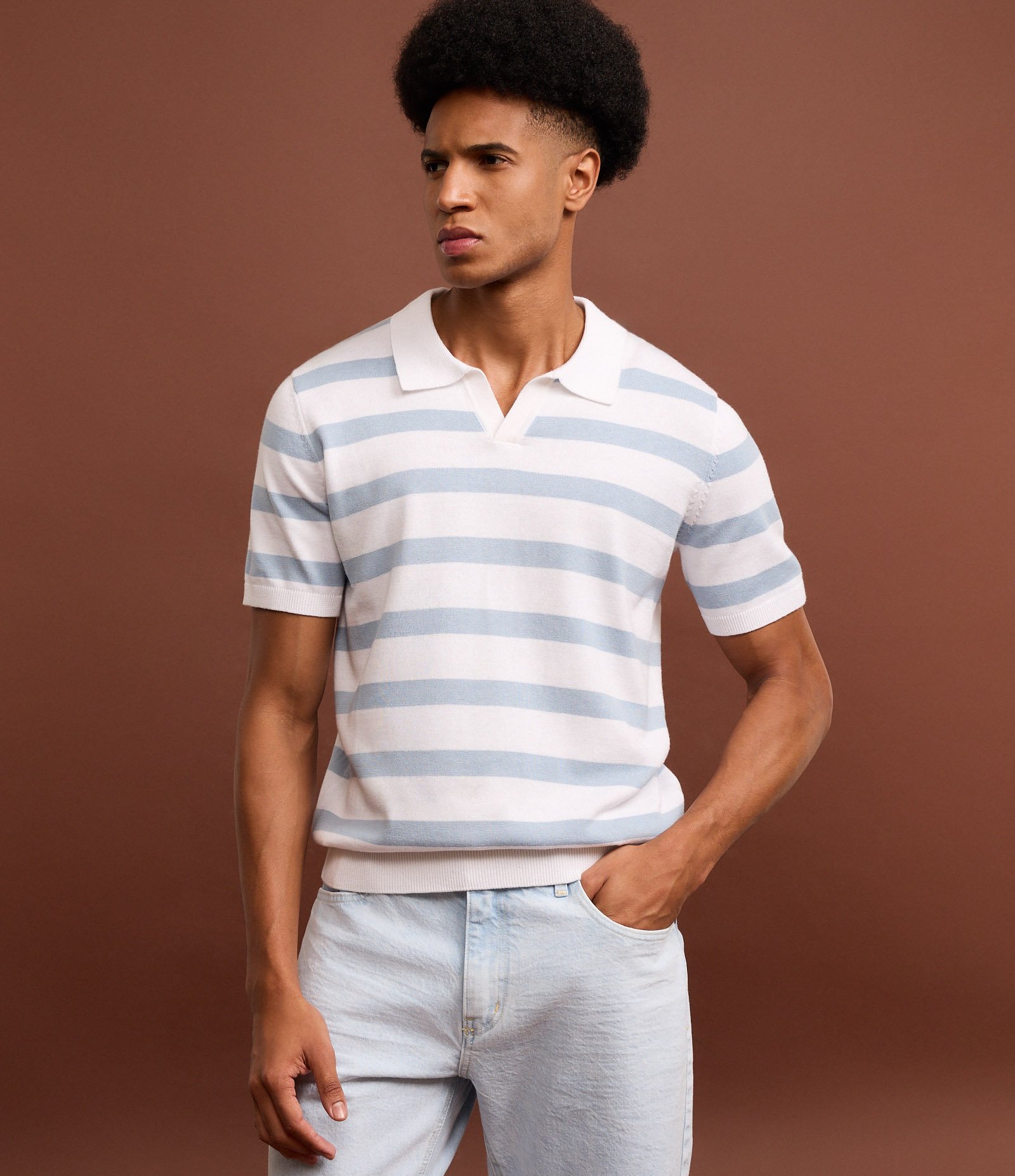 Calça Slim em Jeans com Elastano e Lavagem Azul 3