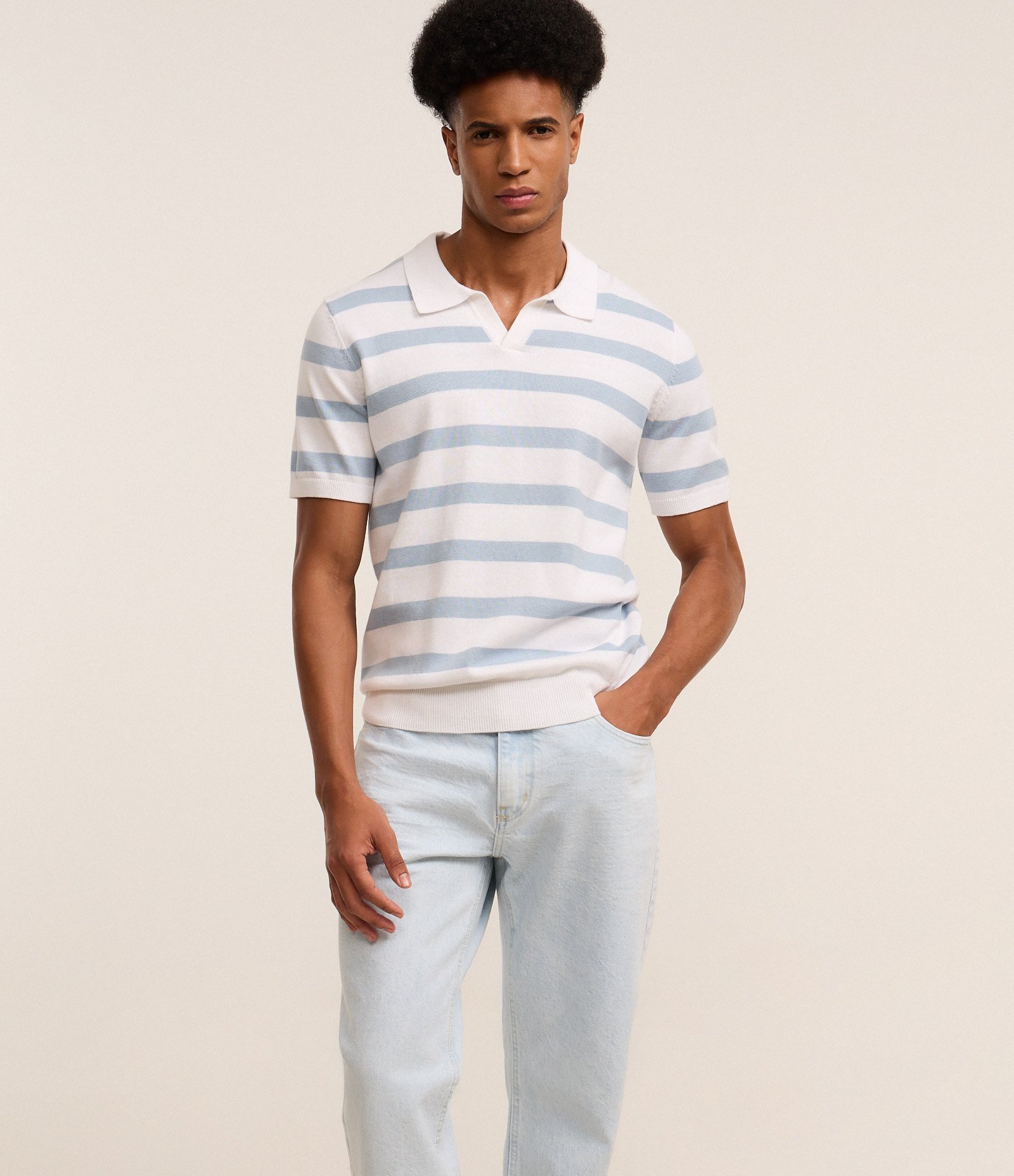 Calça Slim em Jeans com Elastano e Lavagem Azul 6