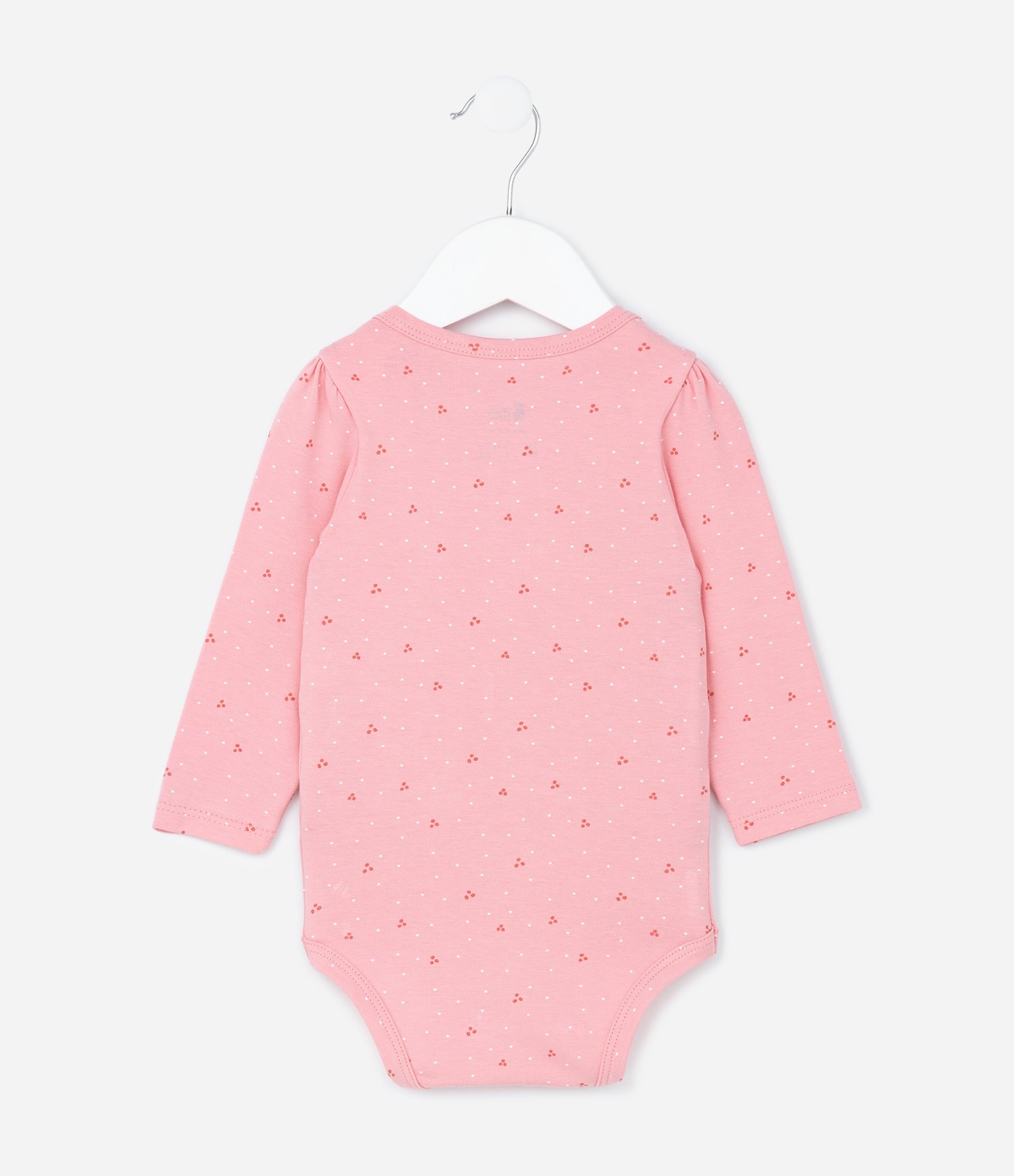Body Infantil com Estampa em Poá - Tam 0 a 18 meses Rosa 3