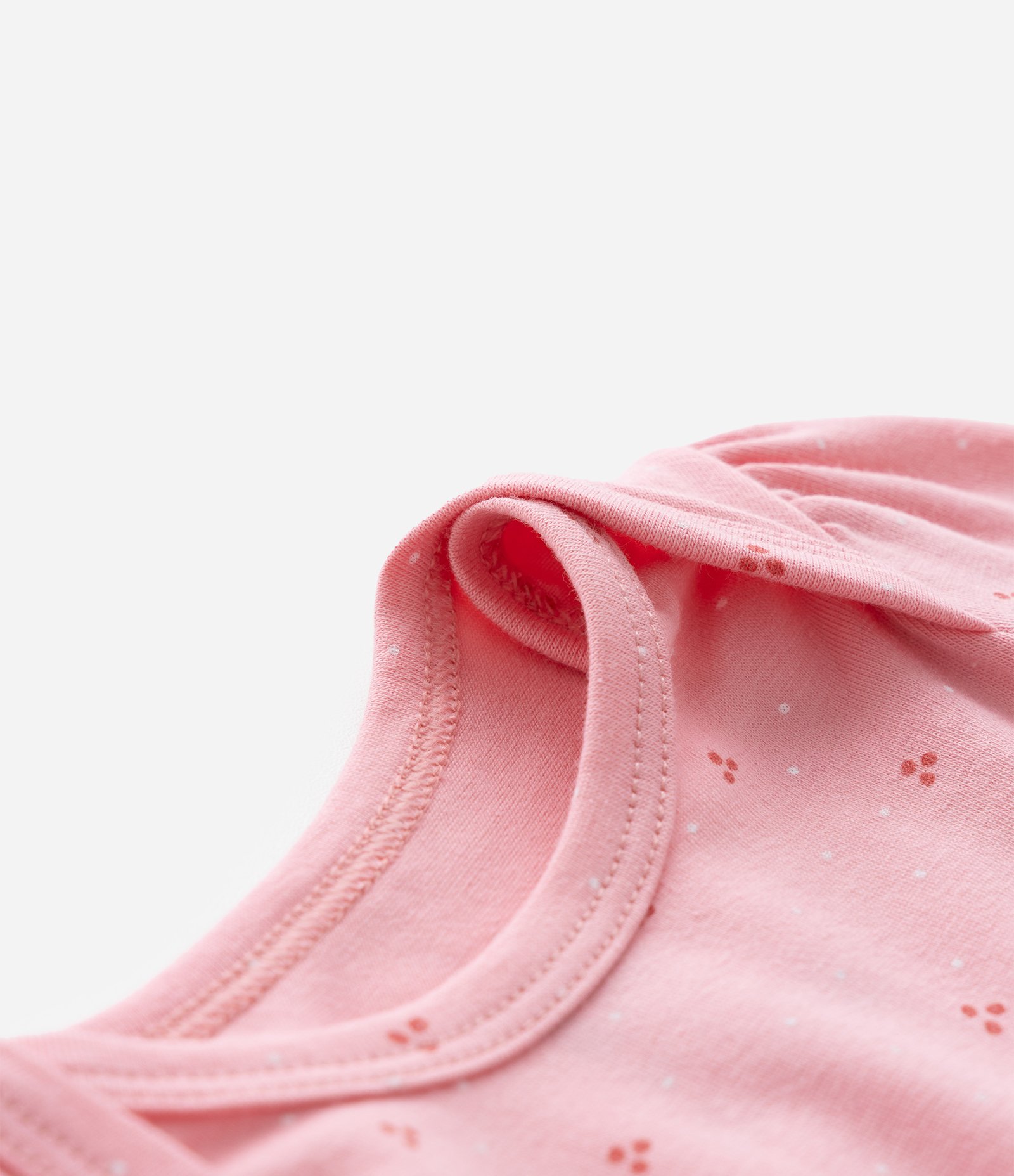 Body Infantil com Estampa em Poá - Tam 0 a 18 meses Rosa 5