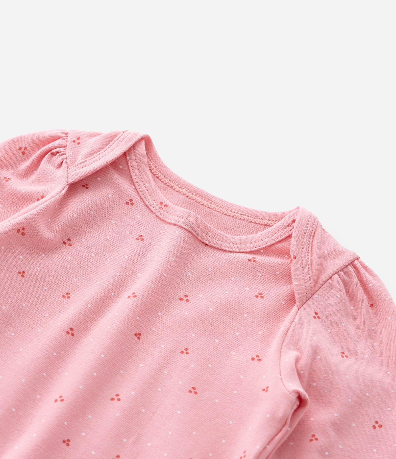 Body Infantil com Estampa em Poá - Tam 0 a 18 meses Rosa 7