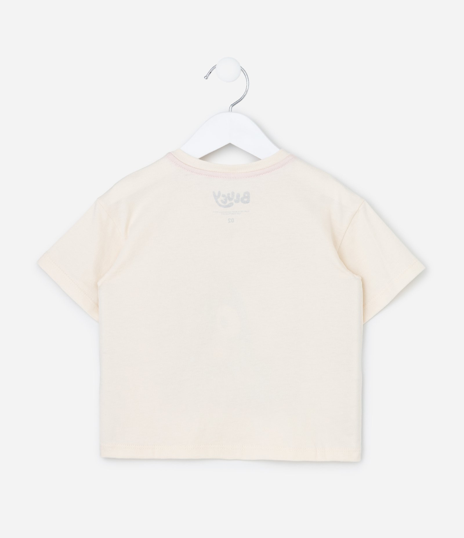 Conjunto Curto Infantil com Estampa Bluey - Tam 1 a 6 Anos Bege/Azul 4