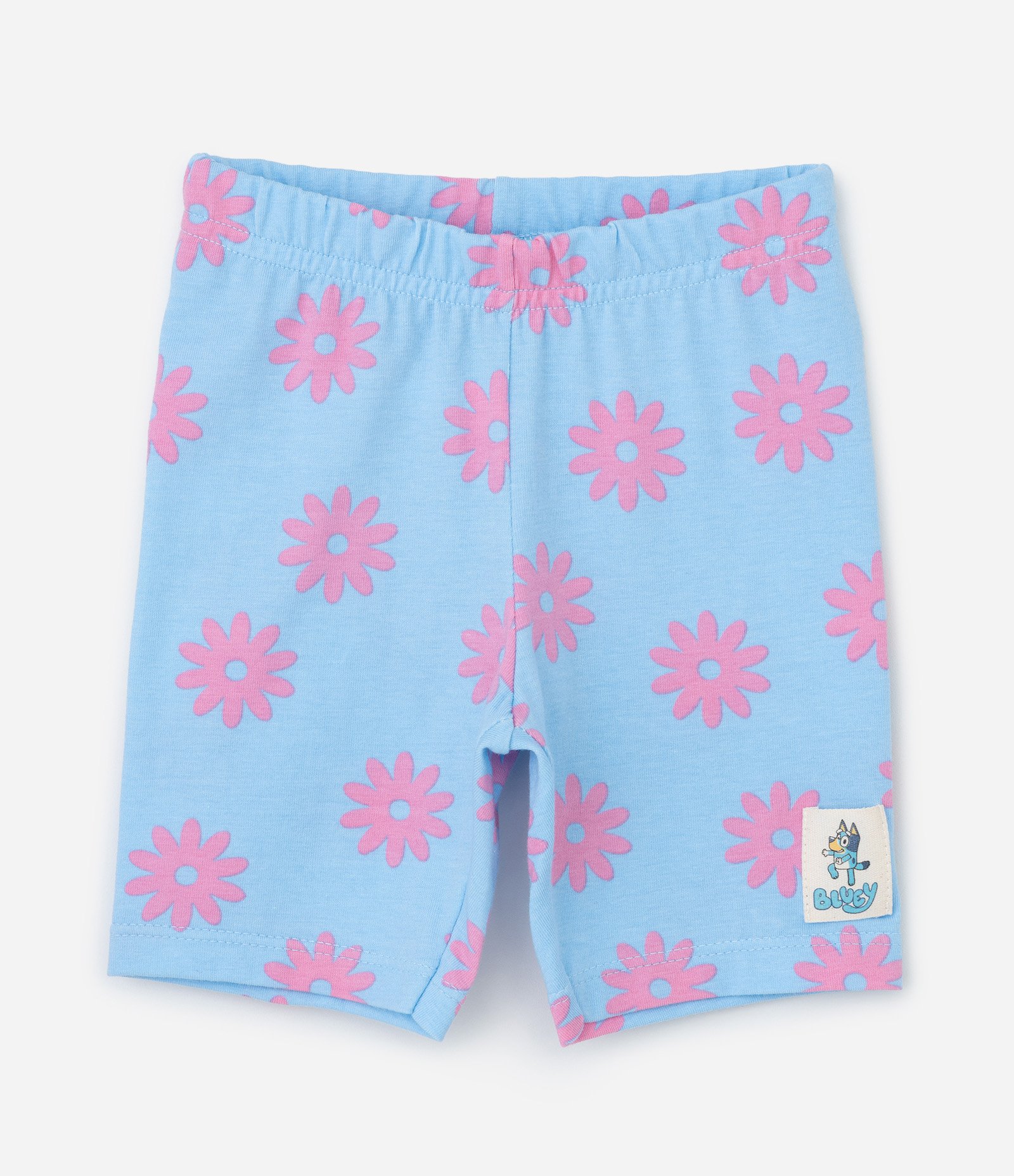 Conjunto Curto Infantil com Estampa Bluey - Tam 1 a 6 Anos Bege/Azul 5