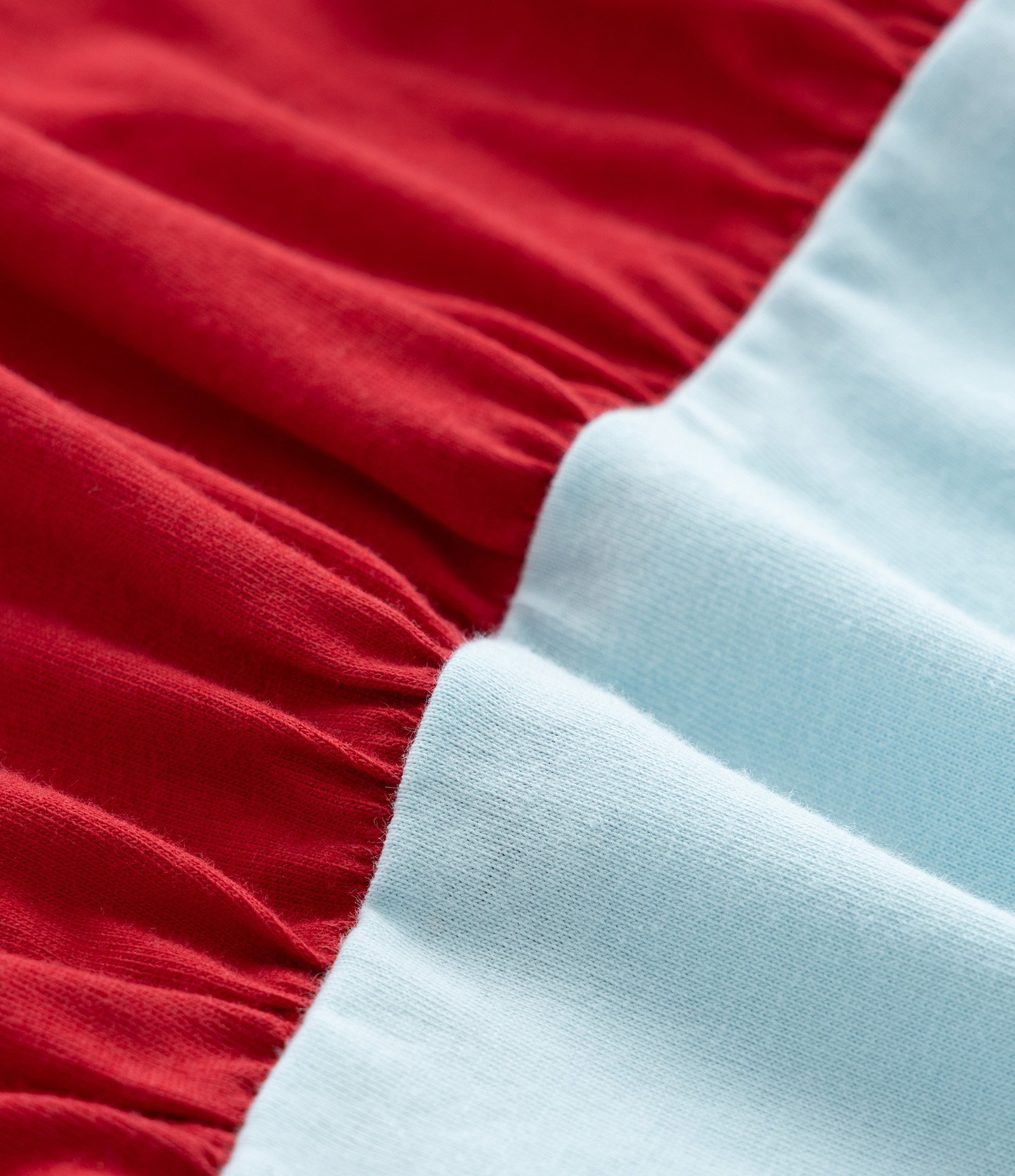 Vestido Infantil com Babados Maria e Lacinho - Tam 0 a 18 meses Branco/Azul/Vermelho 3