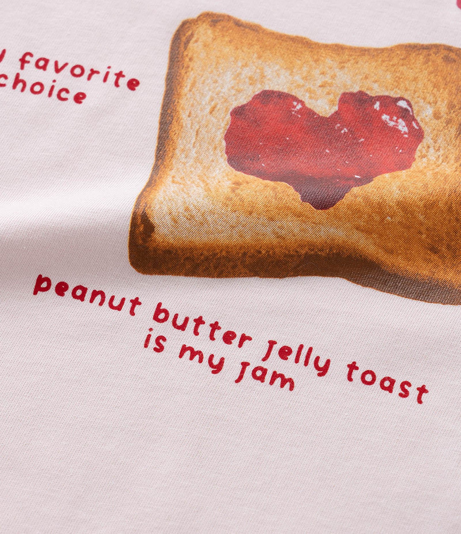 Blusa Infantil com Estampa de Torrada com Geléia - Tam 1 a 6 Anos Rosa 5