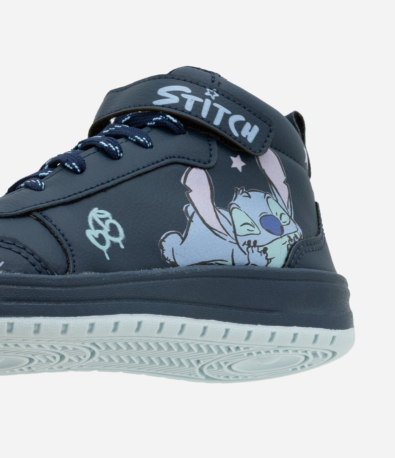 Tênis Infantil Abotinado com Estampa do Stitch - Tam 28 ao 34 Azul 3