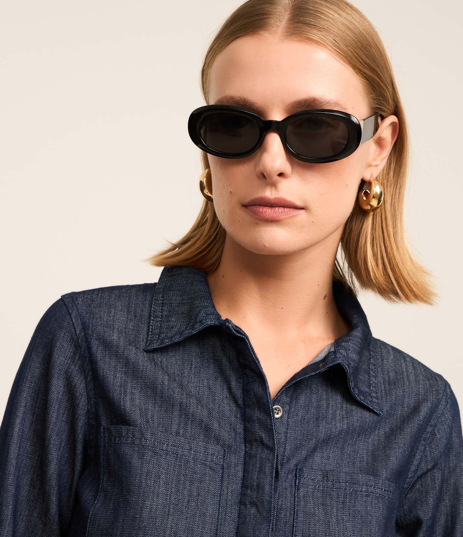 Vestido Curto em Jeans com Cinto e Fivela Azul 4