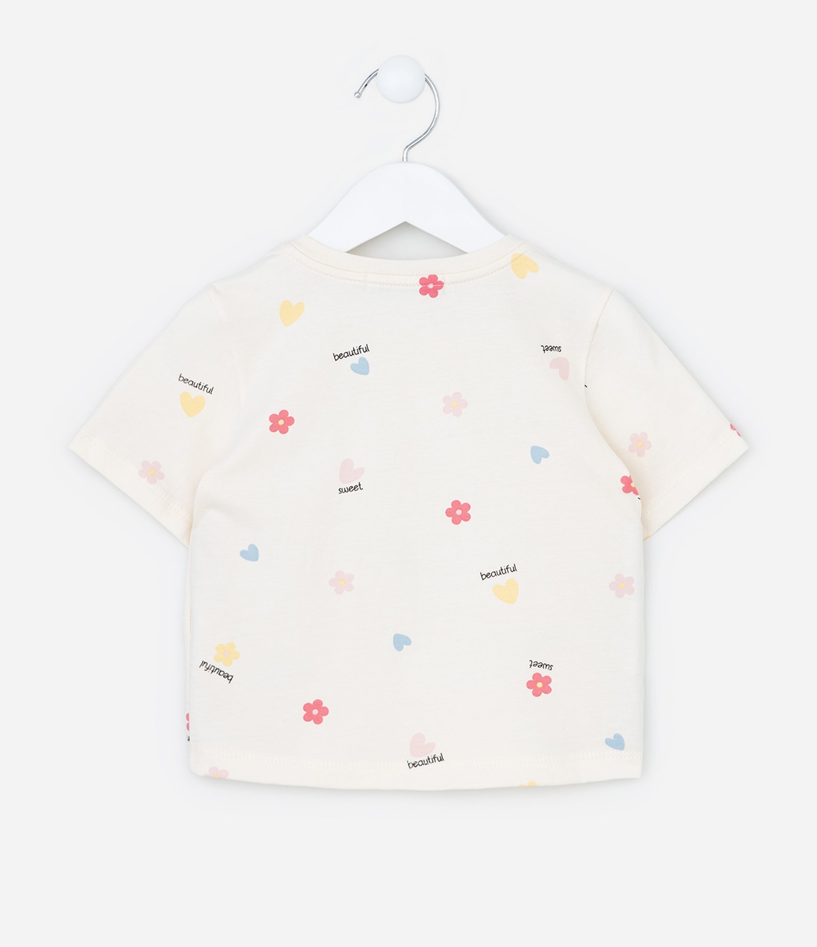 Blusa Infantil com Bordado de Borboletas - Tam 1 a 6 Anos Off White 3