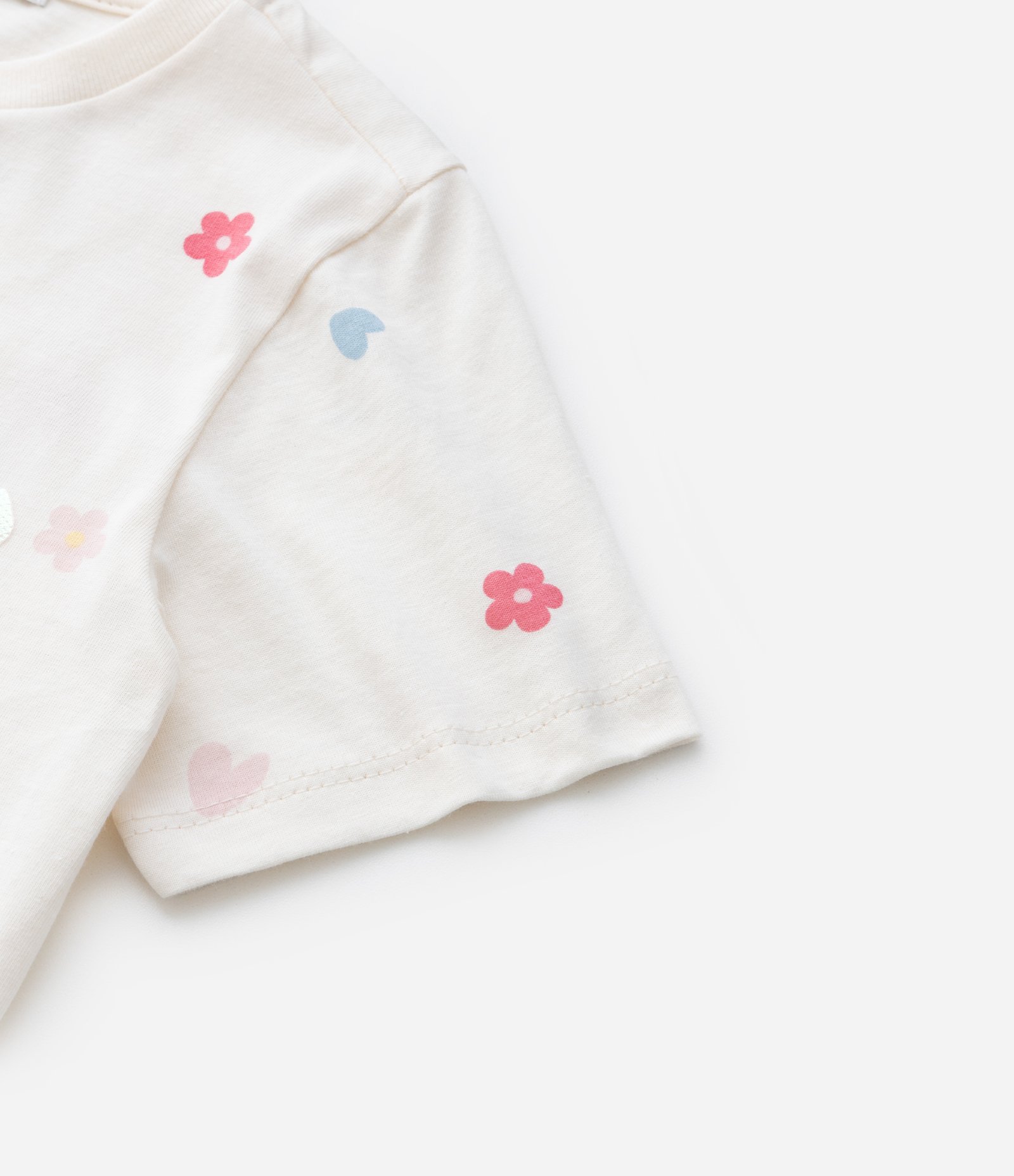 Blusa Infantil com Bordado de Borboletas - Tam 1 a 6 Anos Off White 5