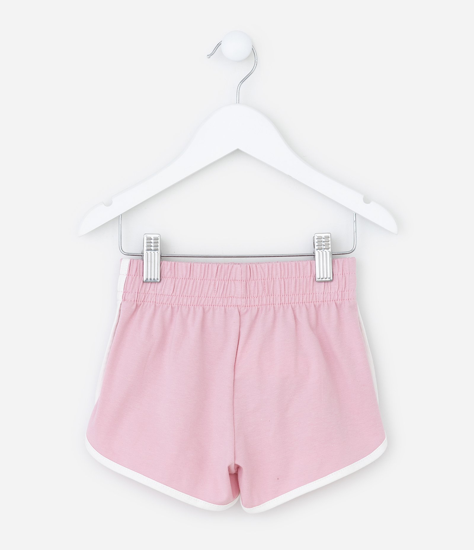 Short Runner Infantil com Detalhes Contrastantes - Tam 1 a 6 Anos Rosa 2