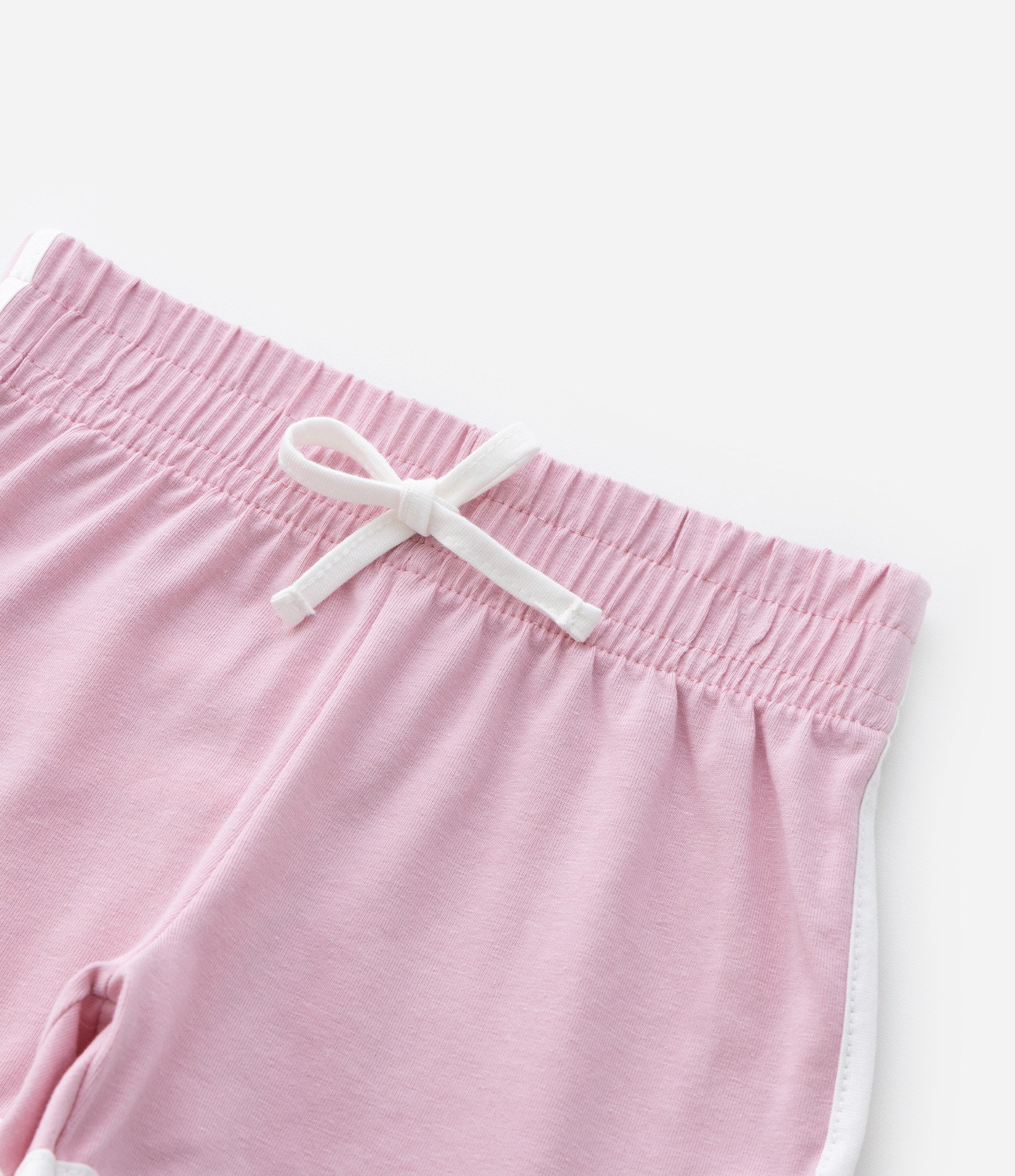 Short Runner Infantil com Detalhes Contrastantes - Tam 1 a 6 Anos Rosa 4