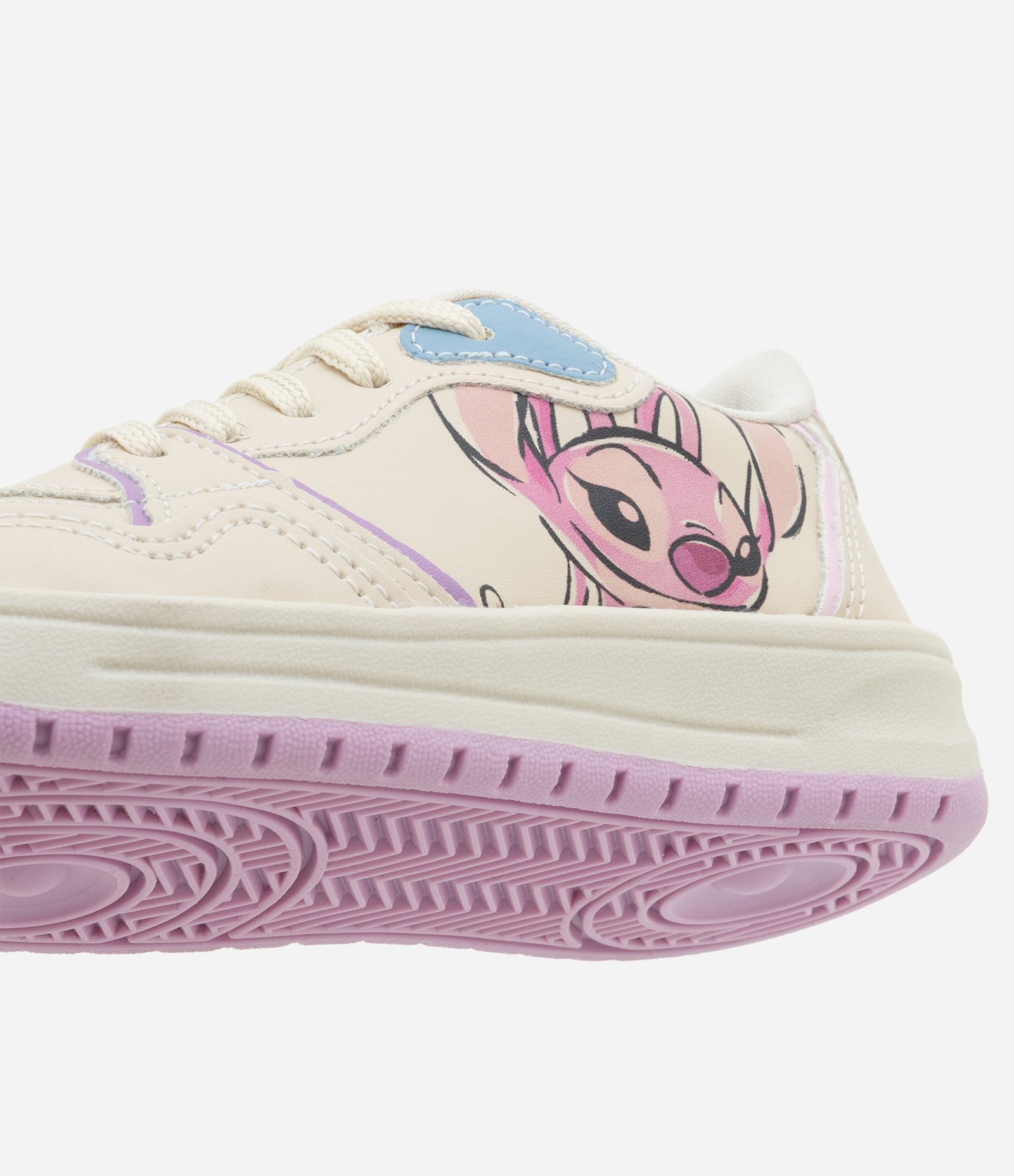 Tênis Infantil com Estampa Stitch e Angel - Tam 28 a 34 Off White 4