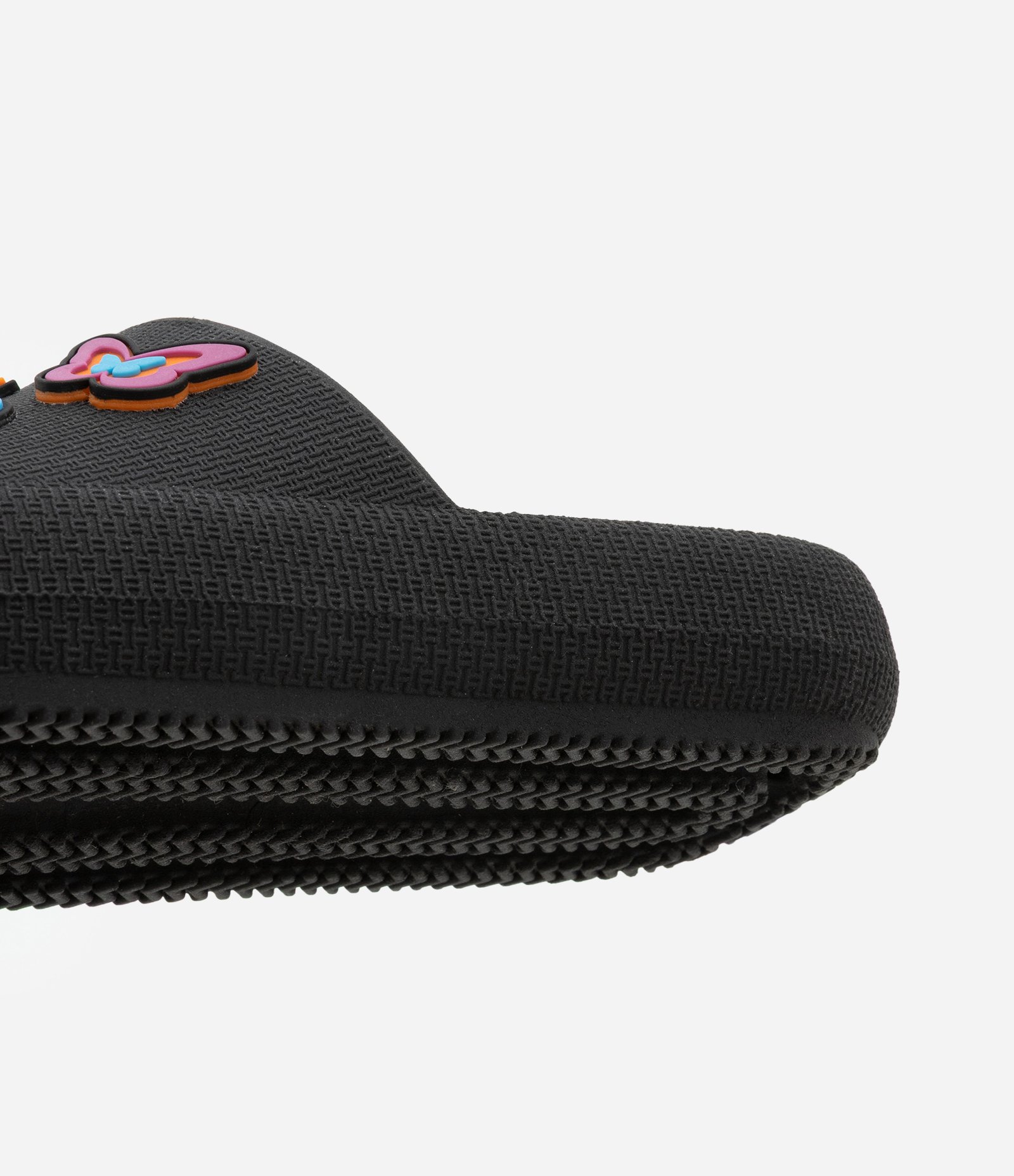 Chinelo Slide Infantil com Patch Diversos - Tam 27 a 34 Preto 3