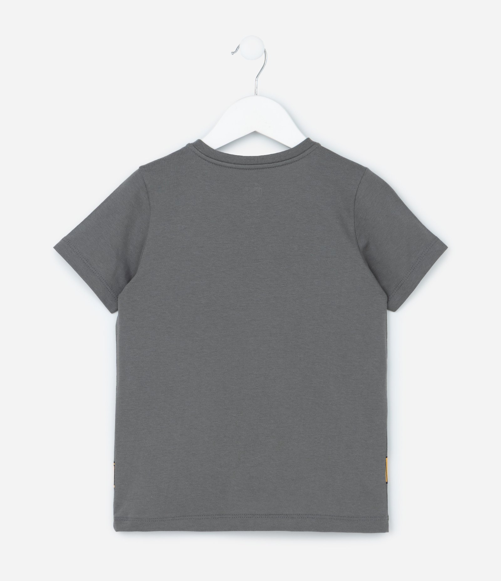 Pijama Curto Infantil com Estampa Batman - Tam 3 a 8 Anos Cinza/Preto 3