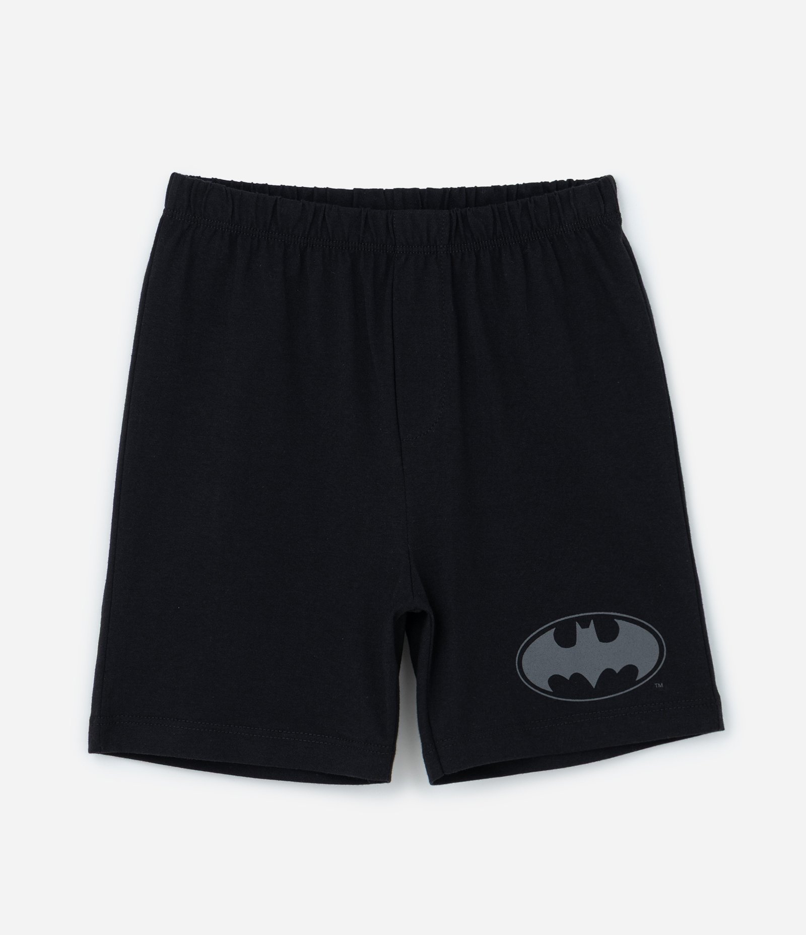 Pijama Curto Infantil com Estampa Batman - Tam 3 a 8 Anos Cinza/Preto 4