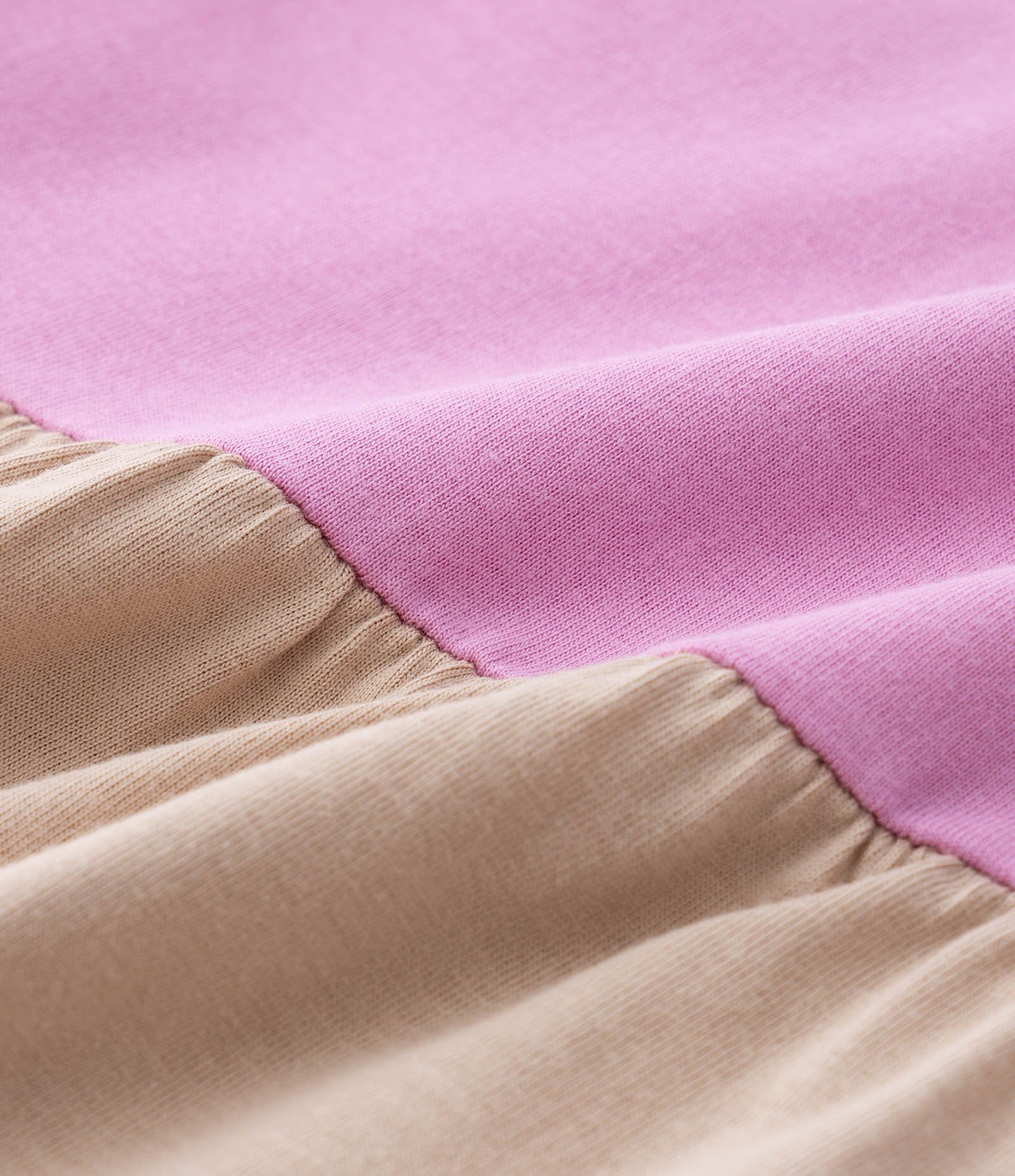 Vestido Marias Infantil com Babadinhos - Tam 5 a 14 Anos Rosa/Marrom/Bege 3