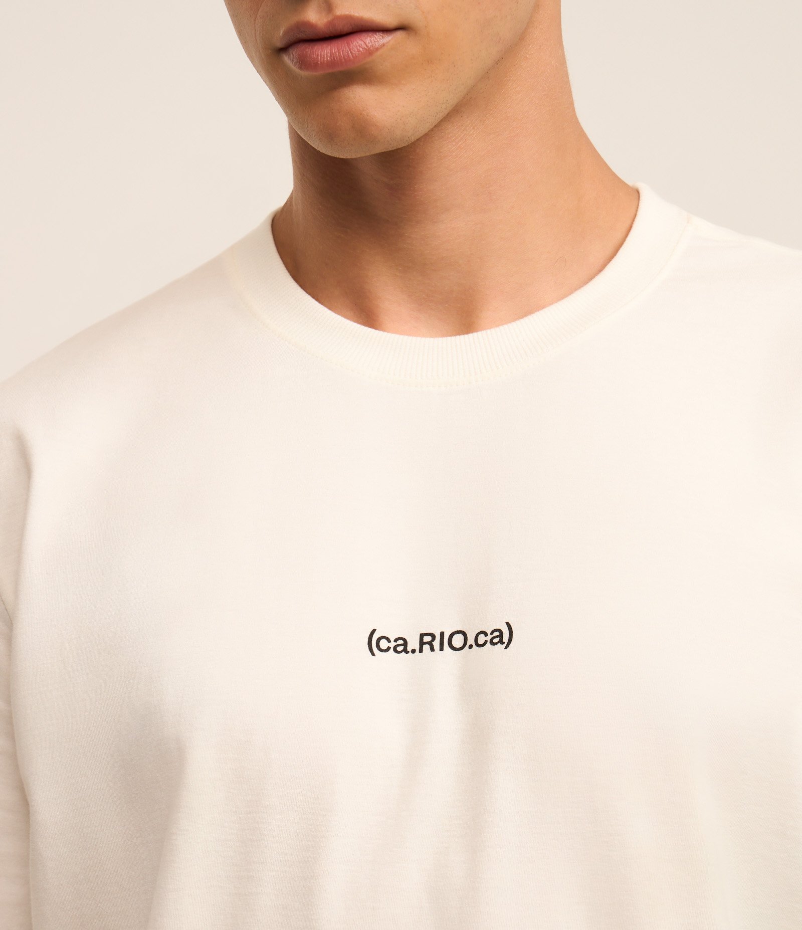 Camiseta Comfort em Algodão com Estampa do Rio de Janeiro Off White 4