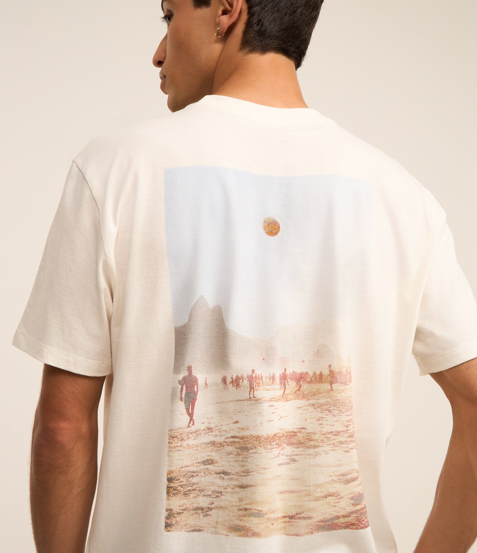 Camiseta Comfort em Algodão com Estampa do Rio de Janeiro Off White 6