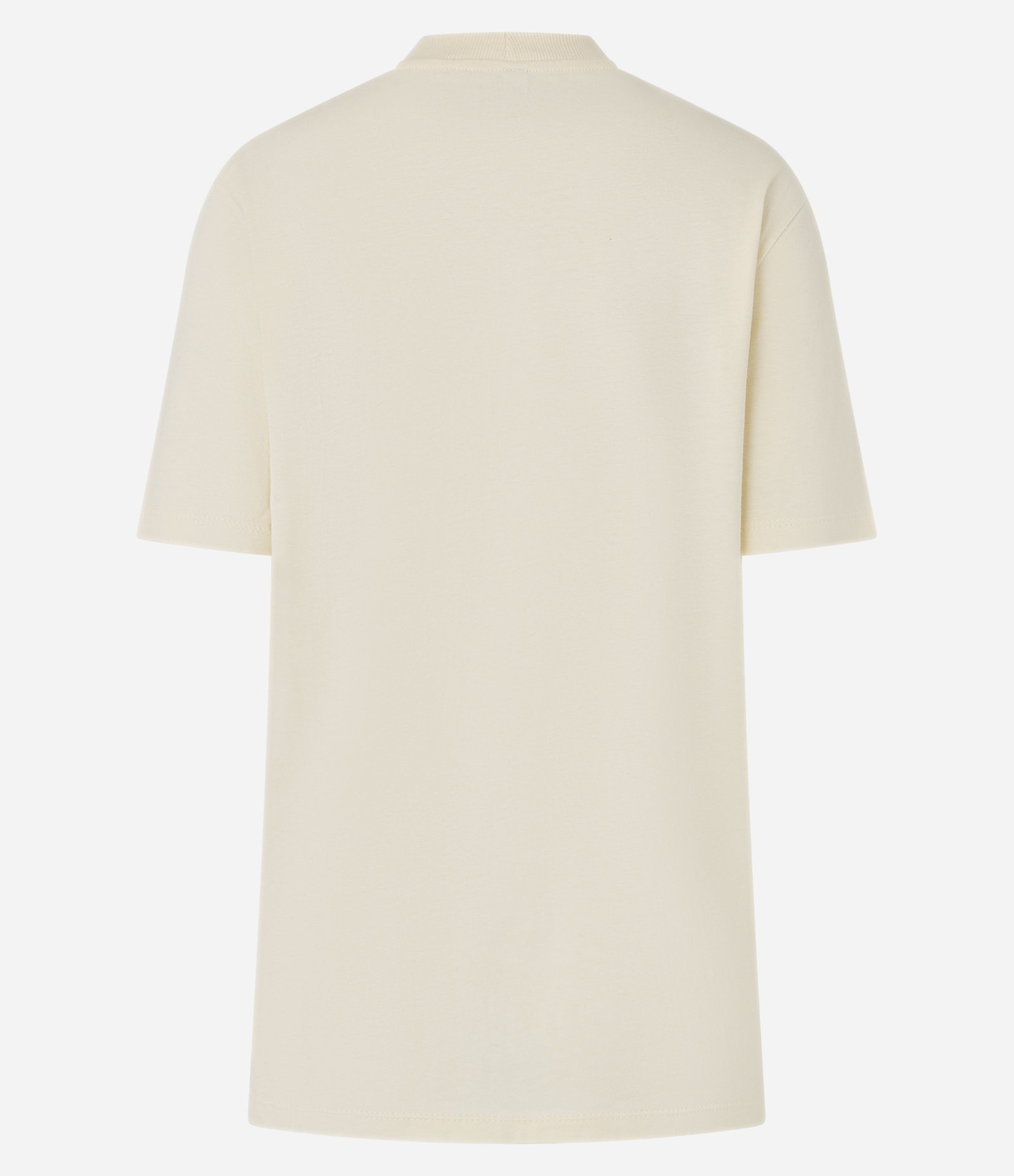 Camiseta Alongada em Algodão com Estampa Tropical Sunny Days Bege 5