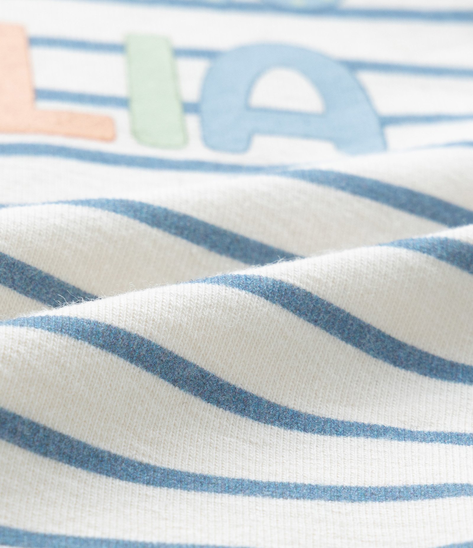 Body Infantil com Lettering Xodózinho da Família - Tam RN a 18 meses Bege/Azul 3