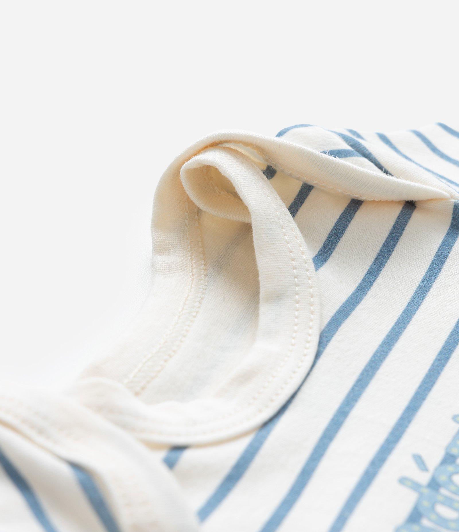 Body Infantil com Lettering Xodózinho da Família - Tam RN a 18 meses Bege/Azul 4