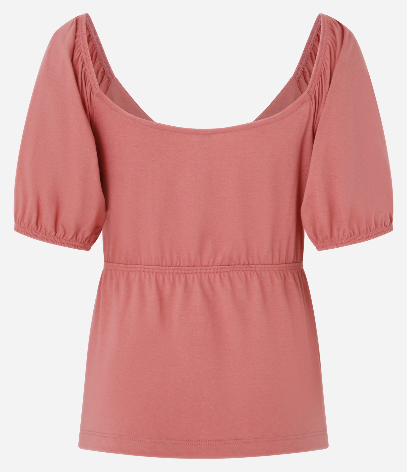 Blusa em Algodão com Mangas Bufantes e Amarração Frontal 5