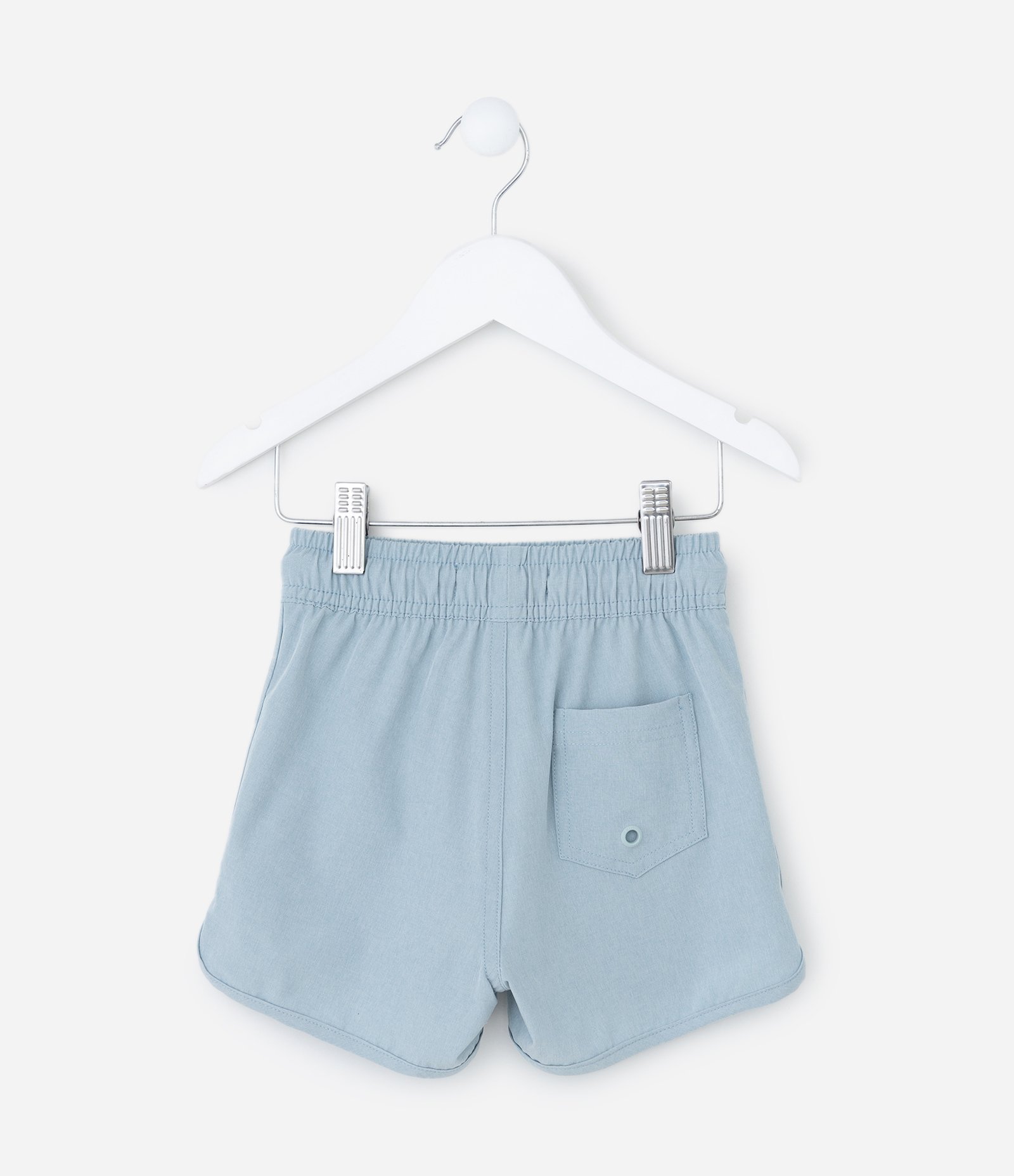 Bermuda Básica Infantil em Microfibra l - Tam1 a 6 Anos Azul 2