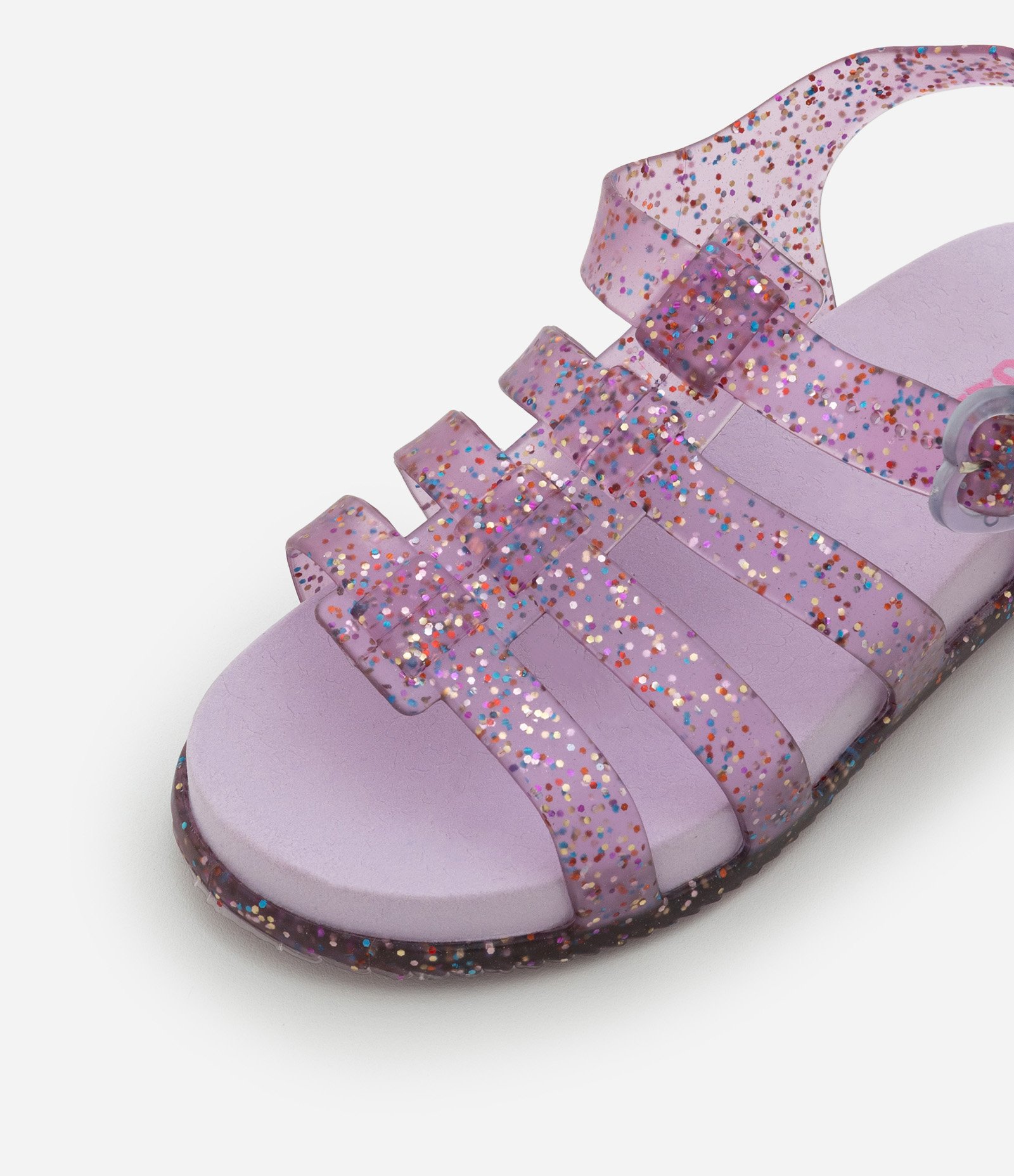 Sandália Infantil com Tiras e Glitter - Tam 27 a 34 Rosa 4