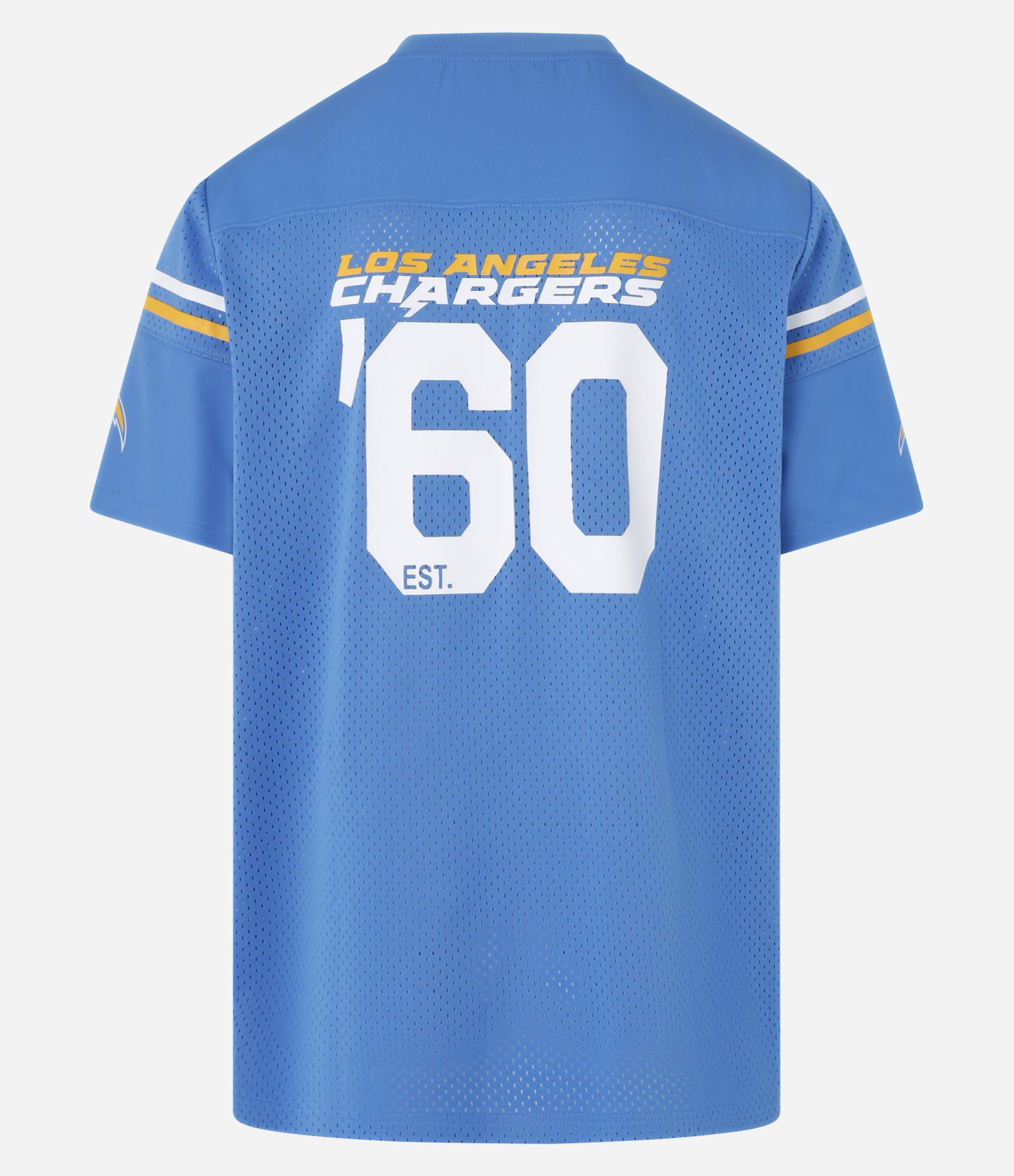 Camiseta Esportiva com Tecnologia Dry e Estampa Los Angeles Chargers NFL Azul 8