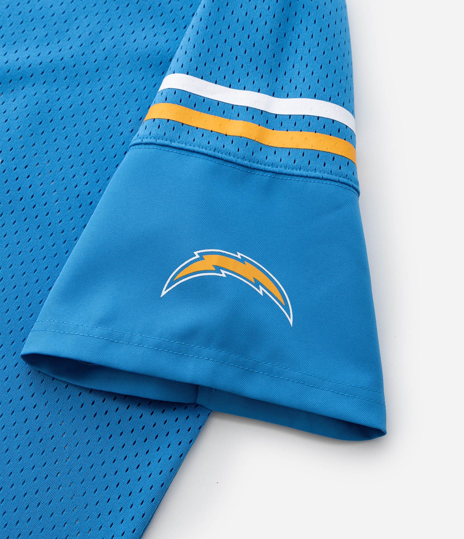 Camiseta Esportiva com Tecnologia Dry e Estampa Los Angeles Chargers NFL Azul 9