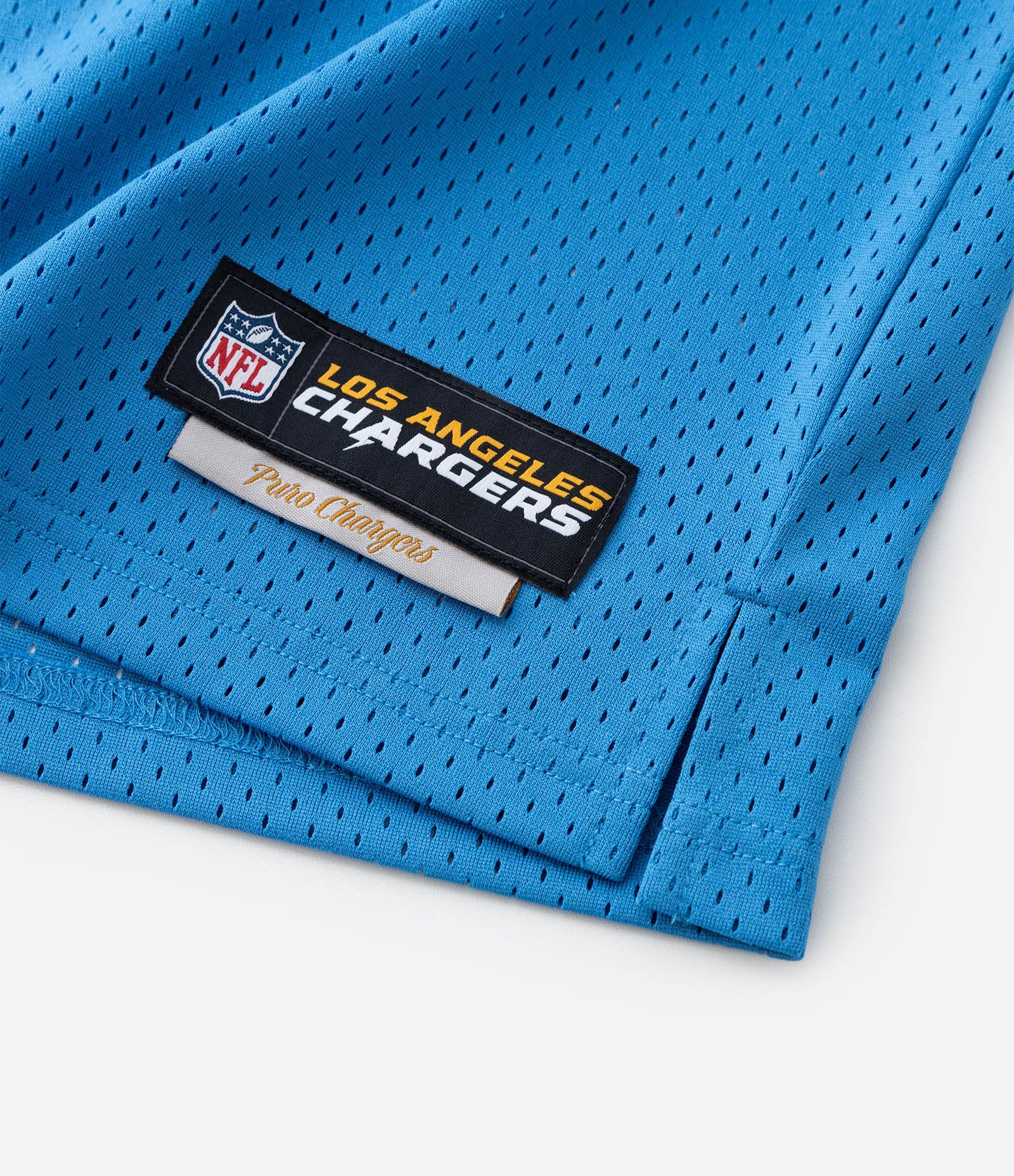 Camiseta Esportiva com Tecnologia Dry e Estampa Los Angeles Chargers NFL Azul 12
