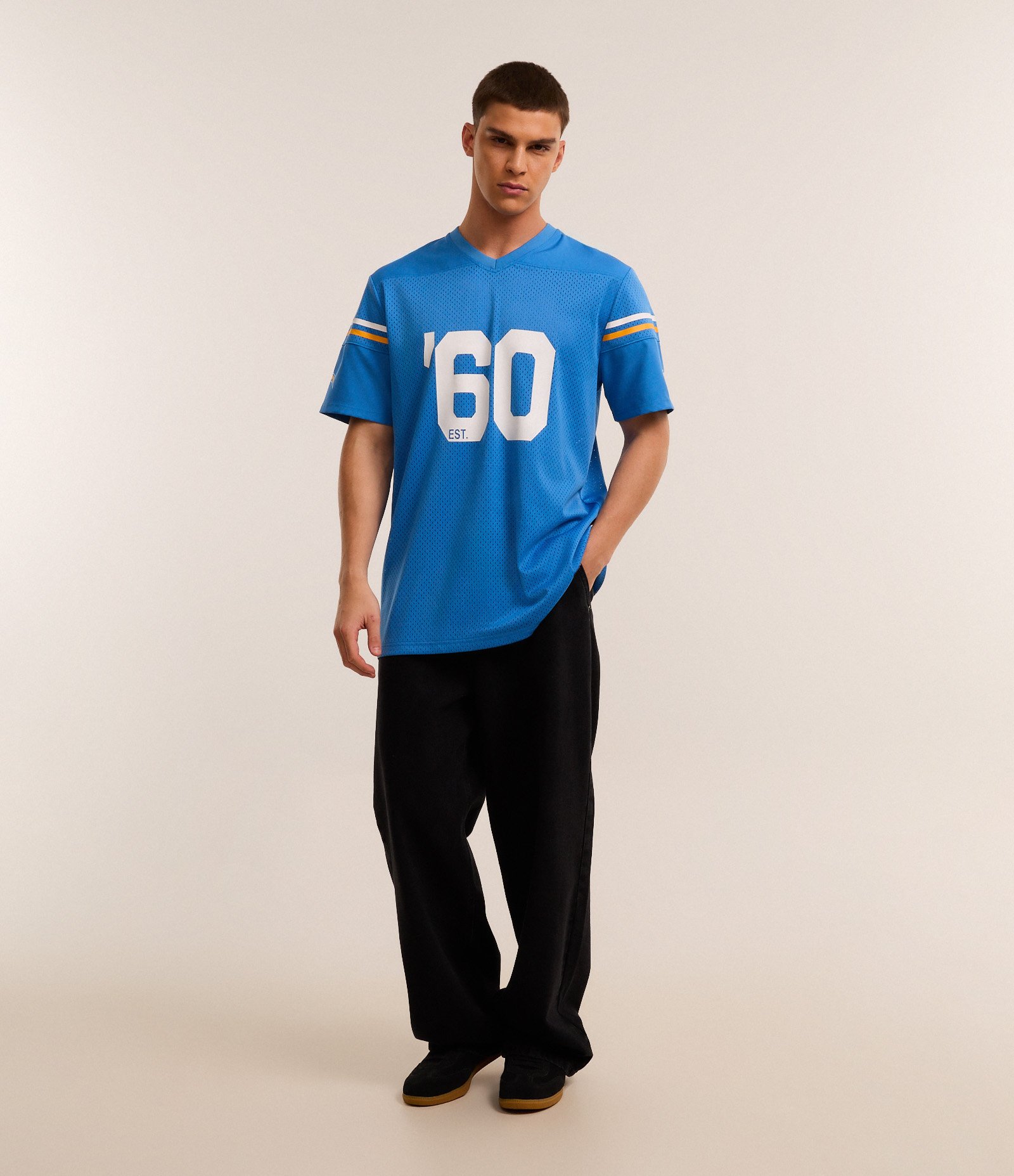 Camiseta Esportiva com Tecnologia Dry e Estampa Los Angeles Chargers NFL Azul 2