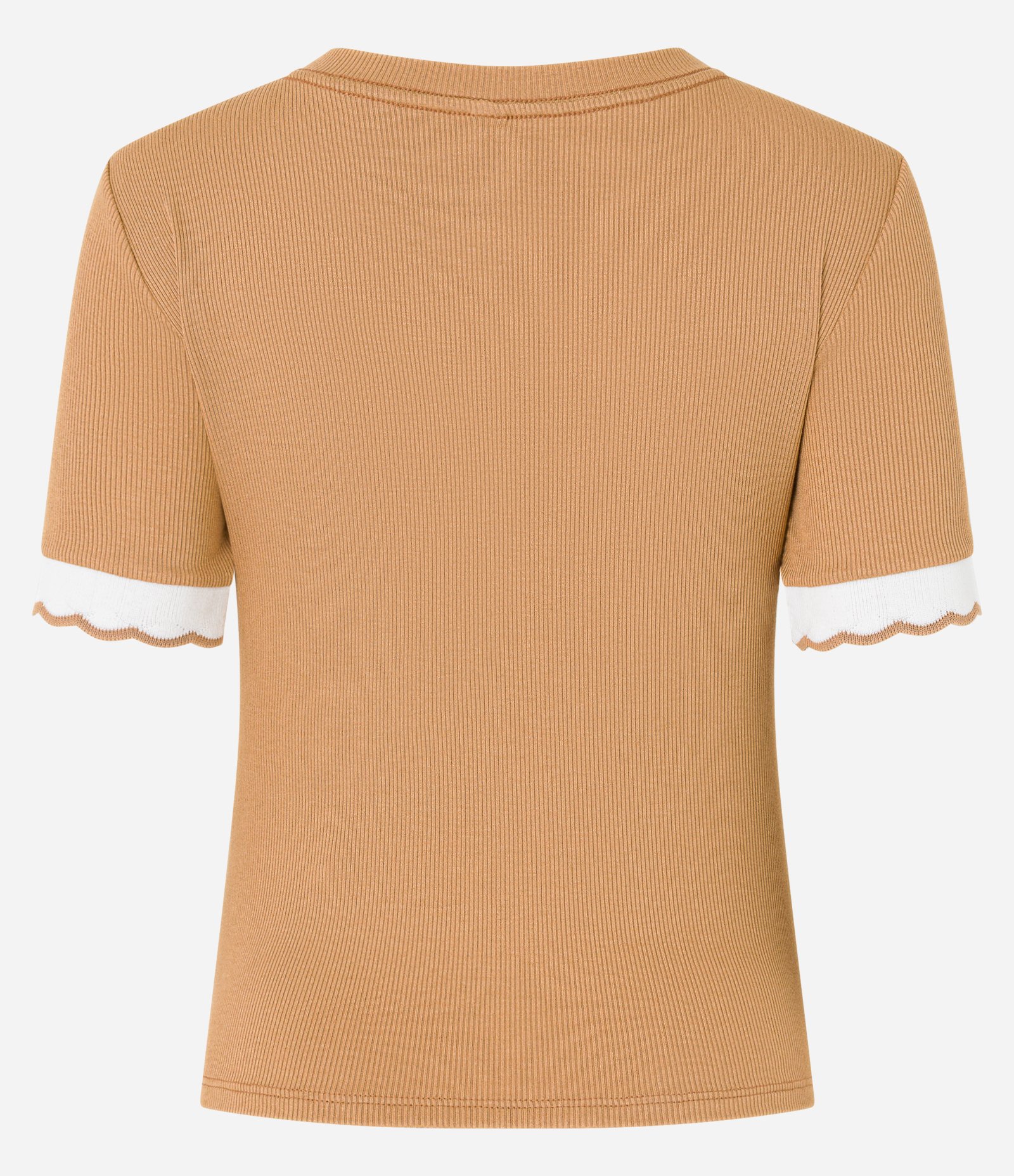 Blusa em Ribana com Botões e Detalhe nas Mangas 6