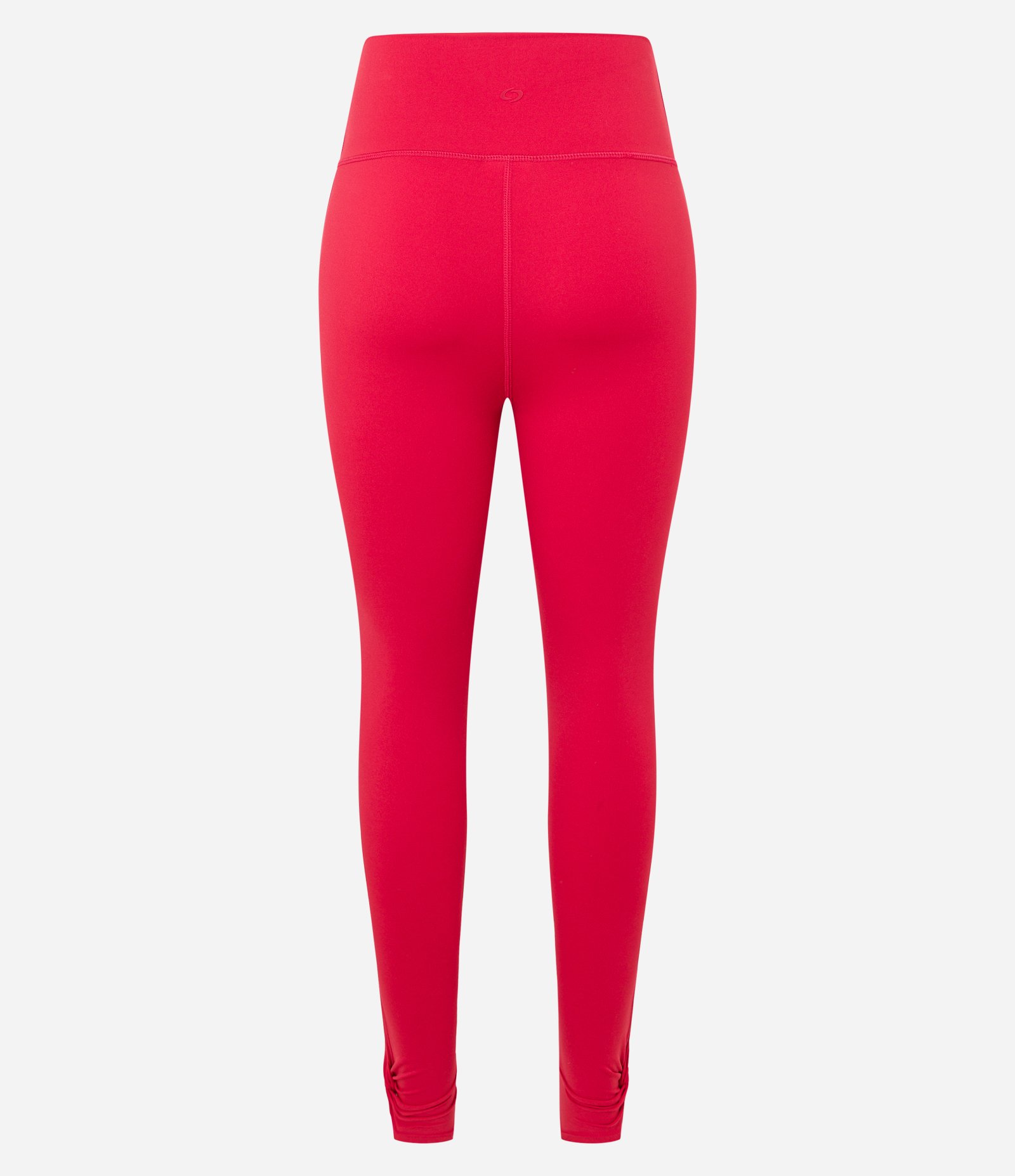 Calça Legging Esportiva Microfibra com Cut Out e Torção na Perna Vermelho 7