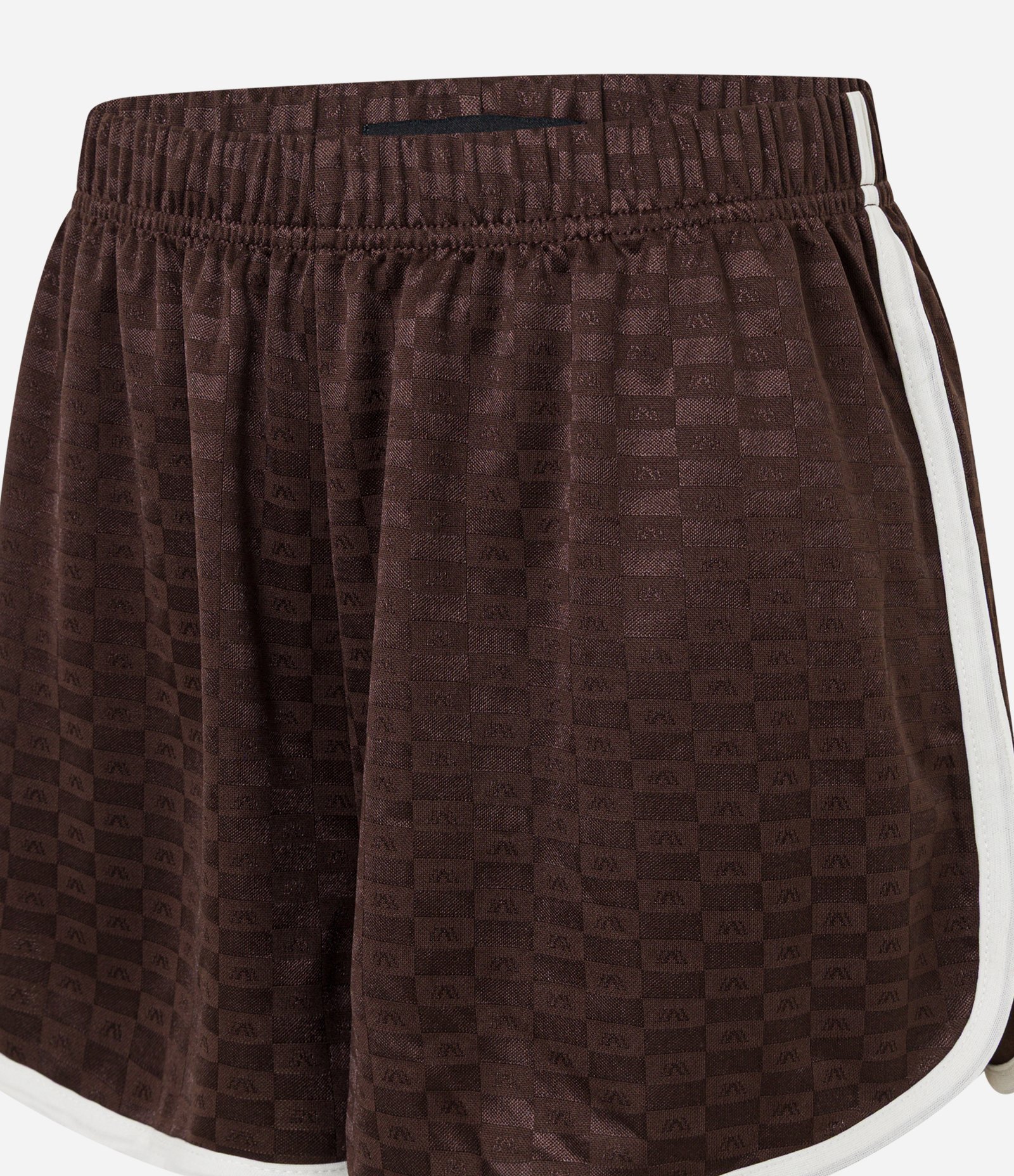 Bermuda Runner Sportcore com Viés Contrastante Marrom 7