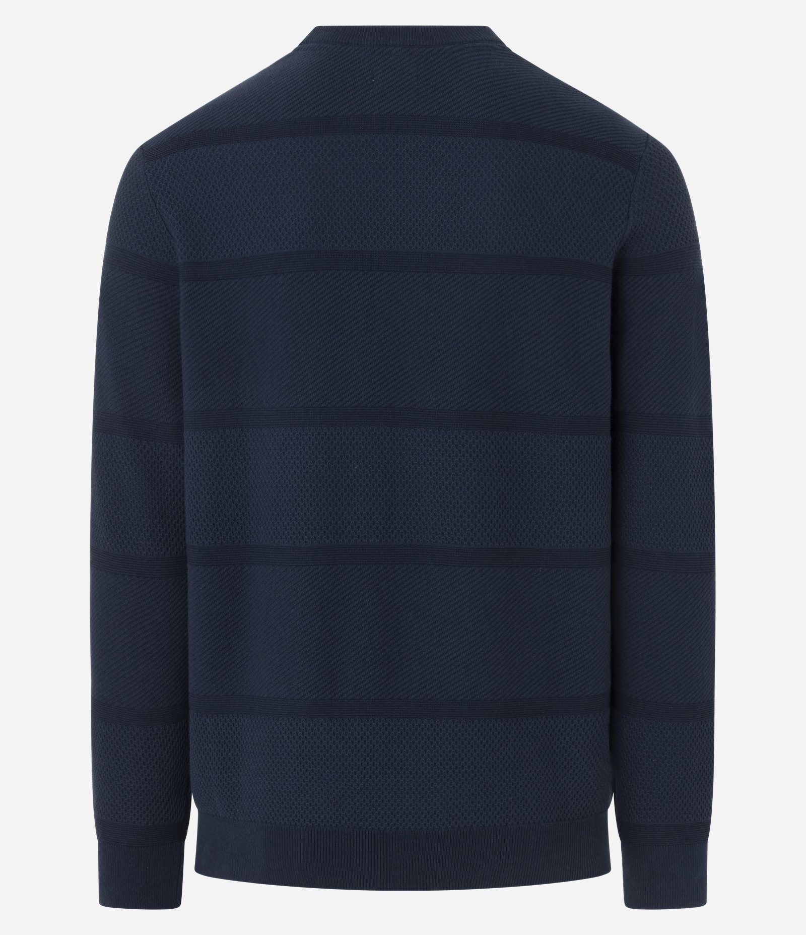 Casaco Comfort em Algodão Texturizado Azul 3