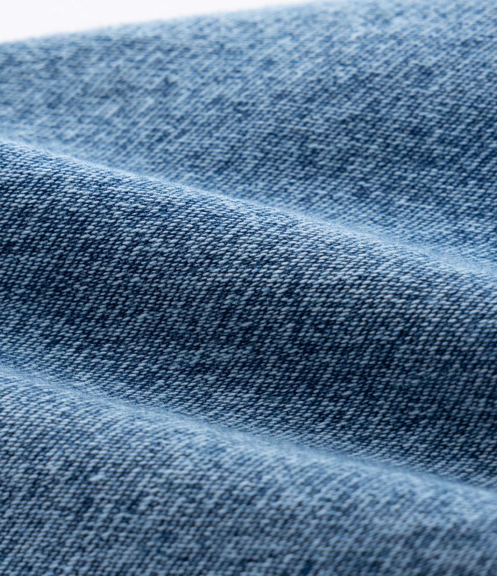 Bermuda Infantil em Malha Jeans Confortável Marmorizada - Tam 0 a 18 meses Azul 3