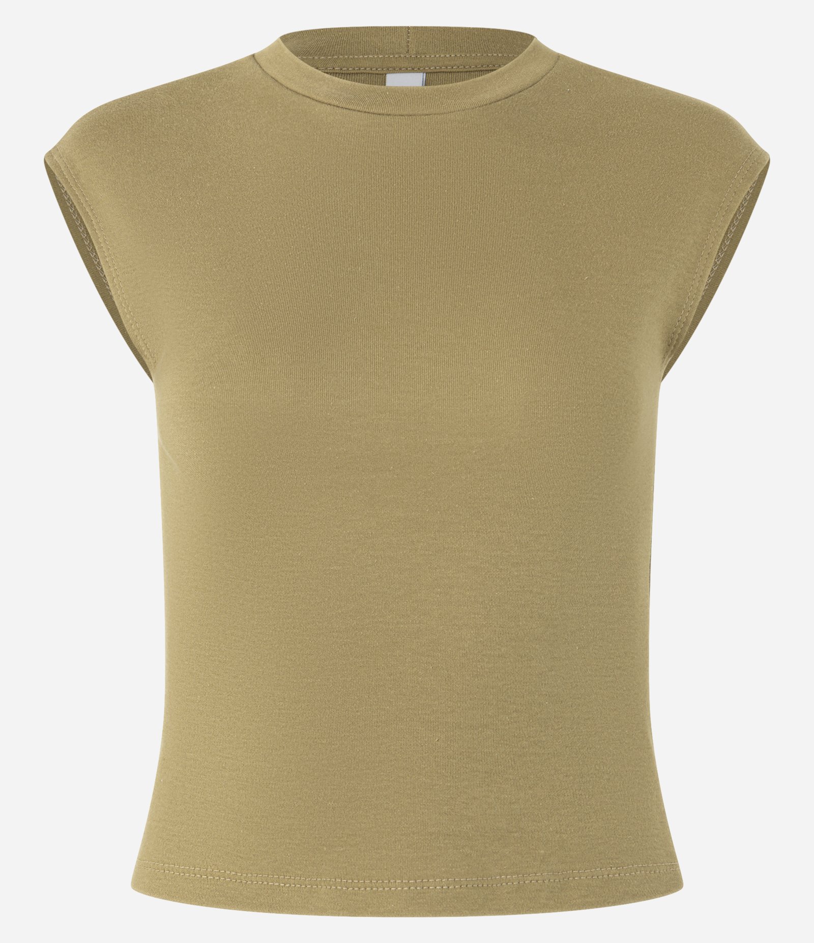 Blusa em Suedine com Ombro Caído Verde Oliva 4